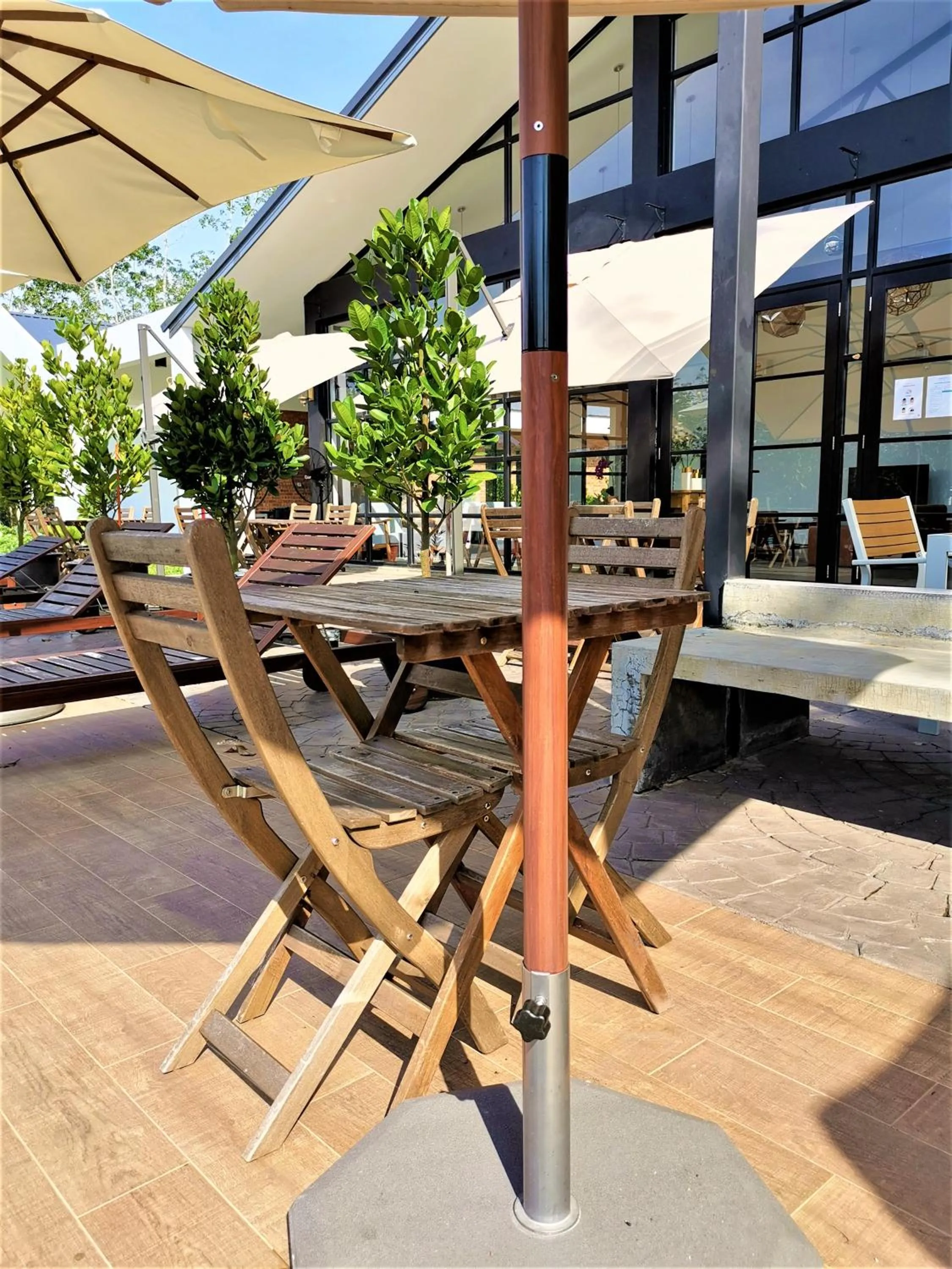 Patio in The Rubber Escape, Melaka