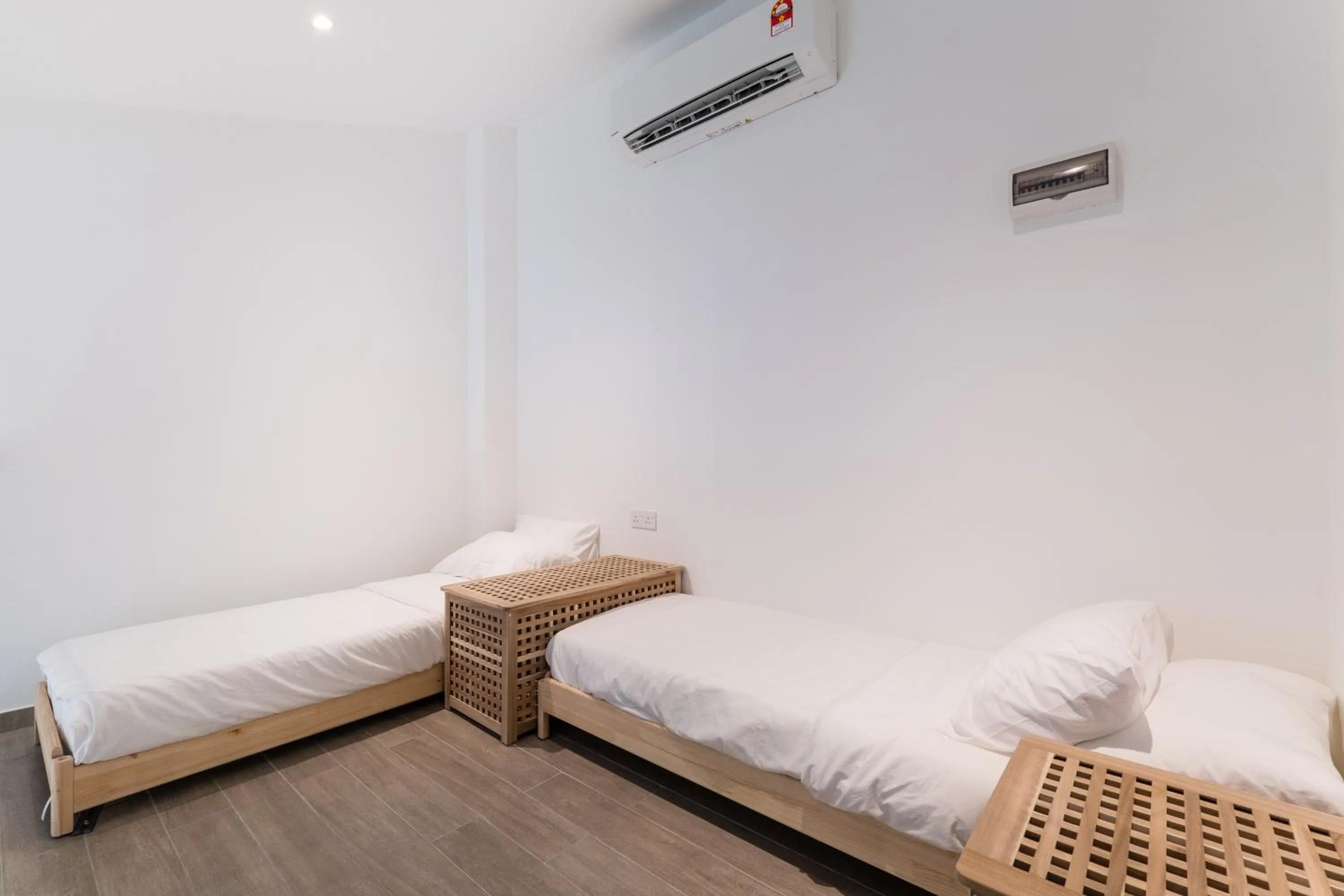 Bed in The Rubber Escape, Melaka