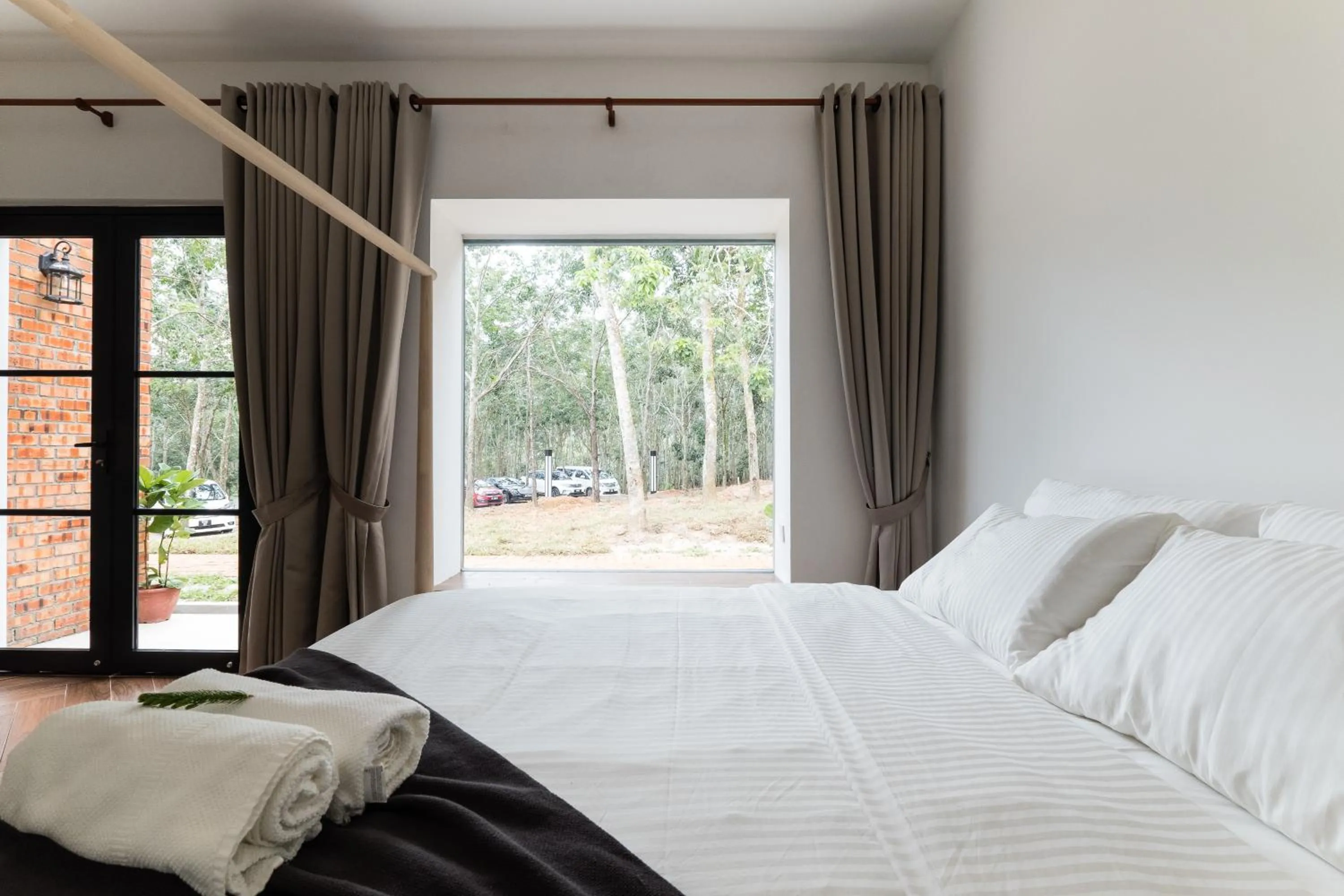 Bed in The Rubber Escape, Melaka