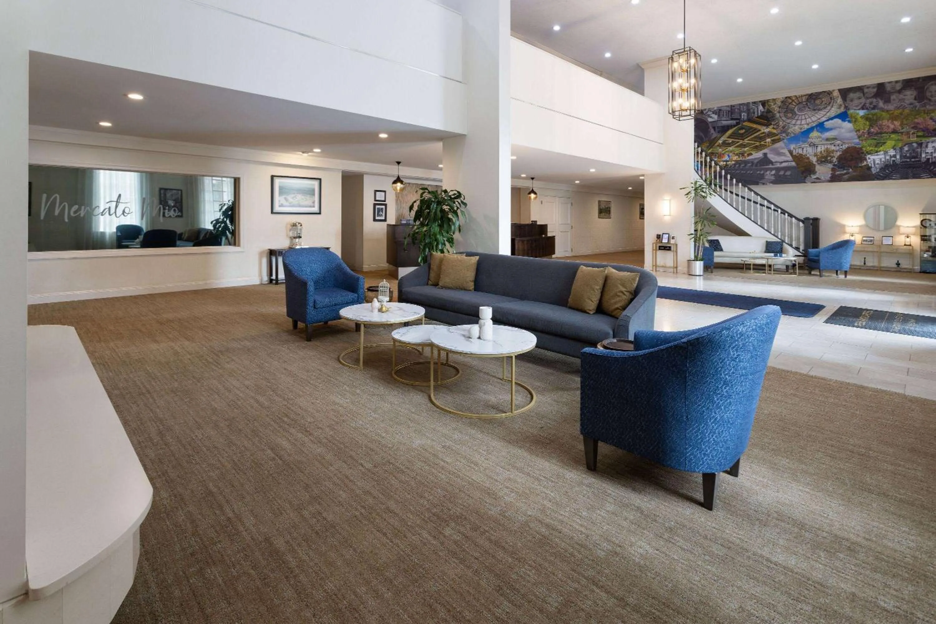 Lobby or reception in Penn Harris Hotel Harrisburg, Trademark by Wyndham