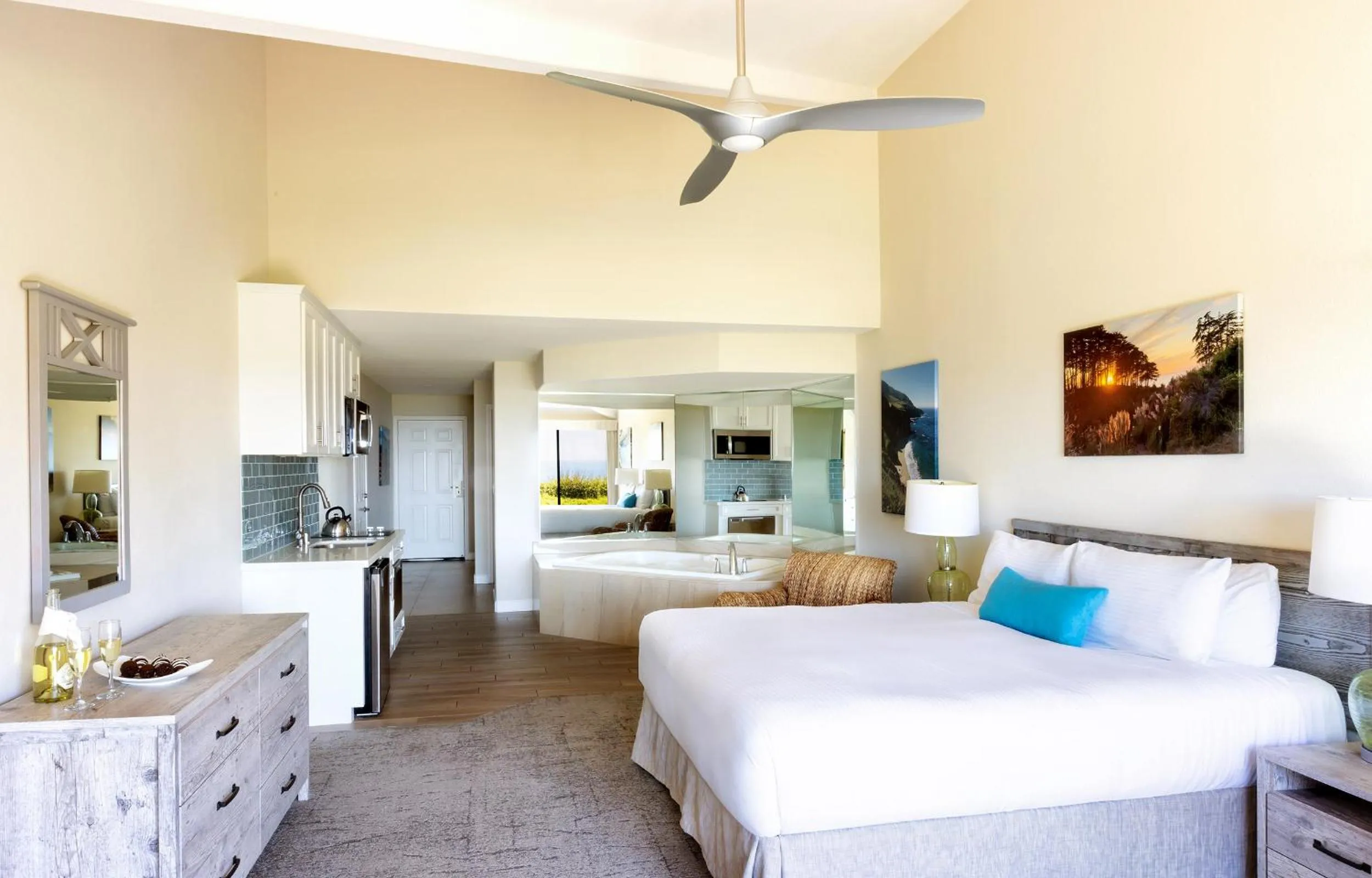 Bed in Seascape Beach Resort