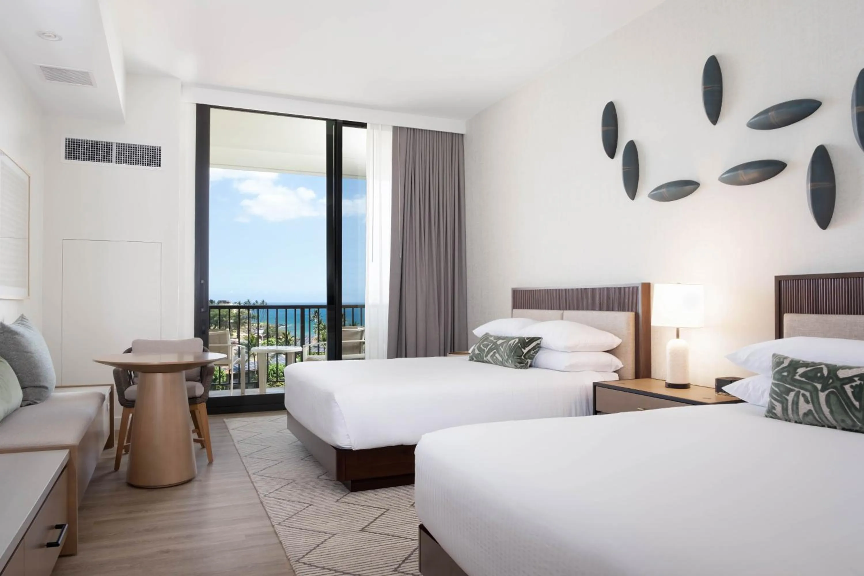 View (from property/room), Bed in Maui Coast Hotel