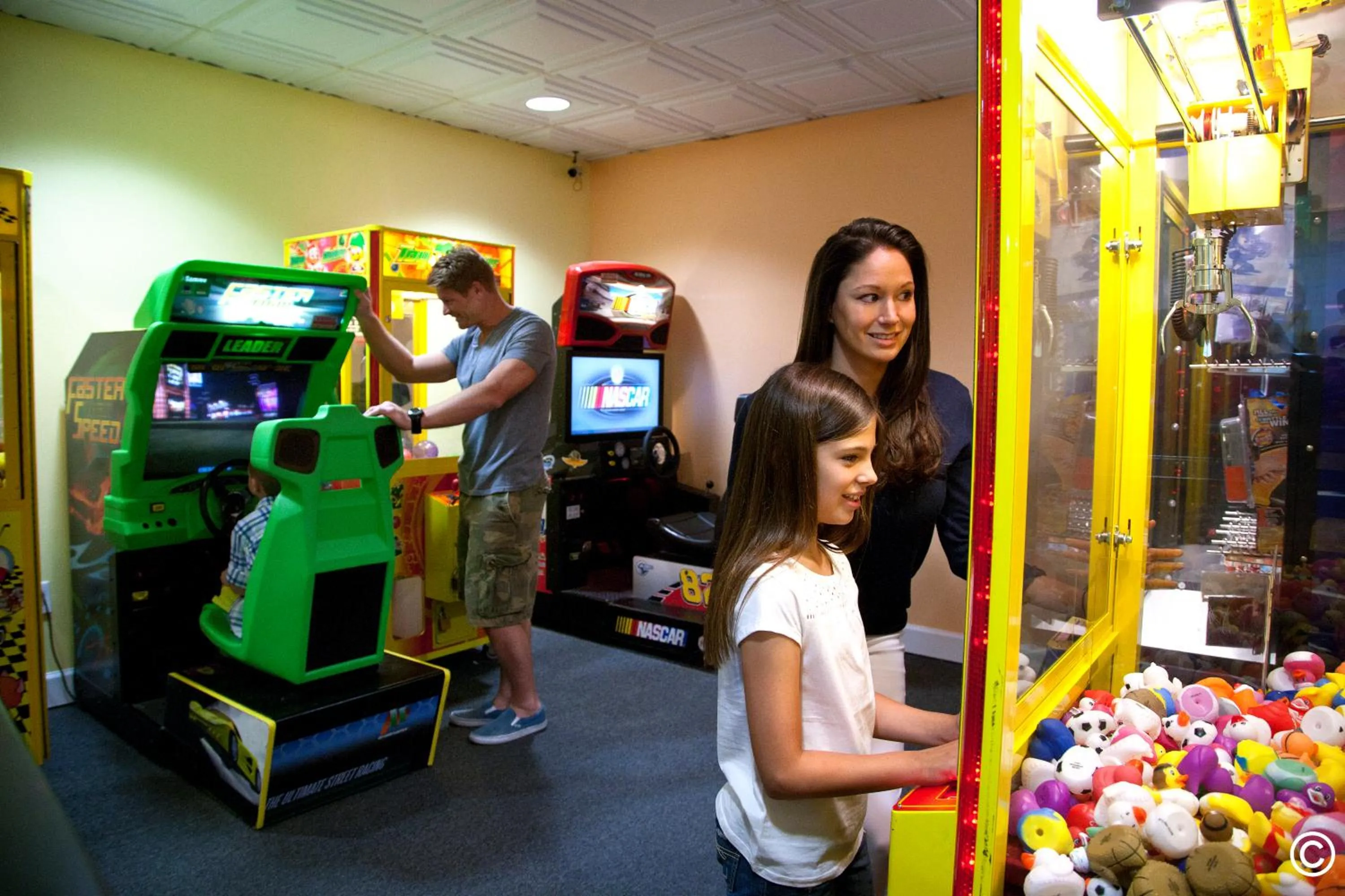 Game Room in Sea Watch Resort