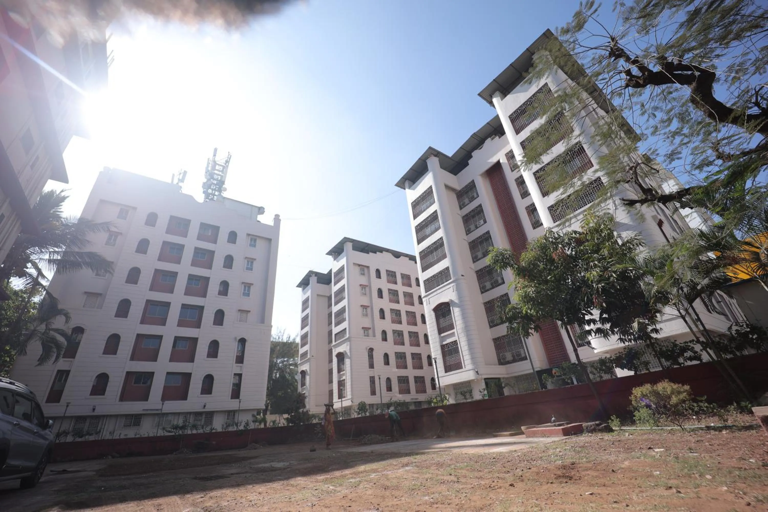 Parking in The Byke Studio Pure Veg Apartment, Thane