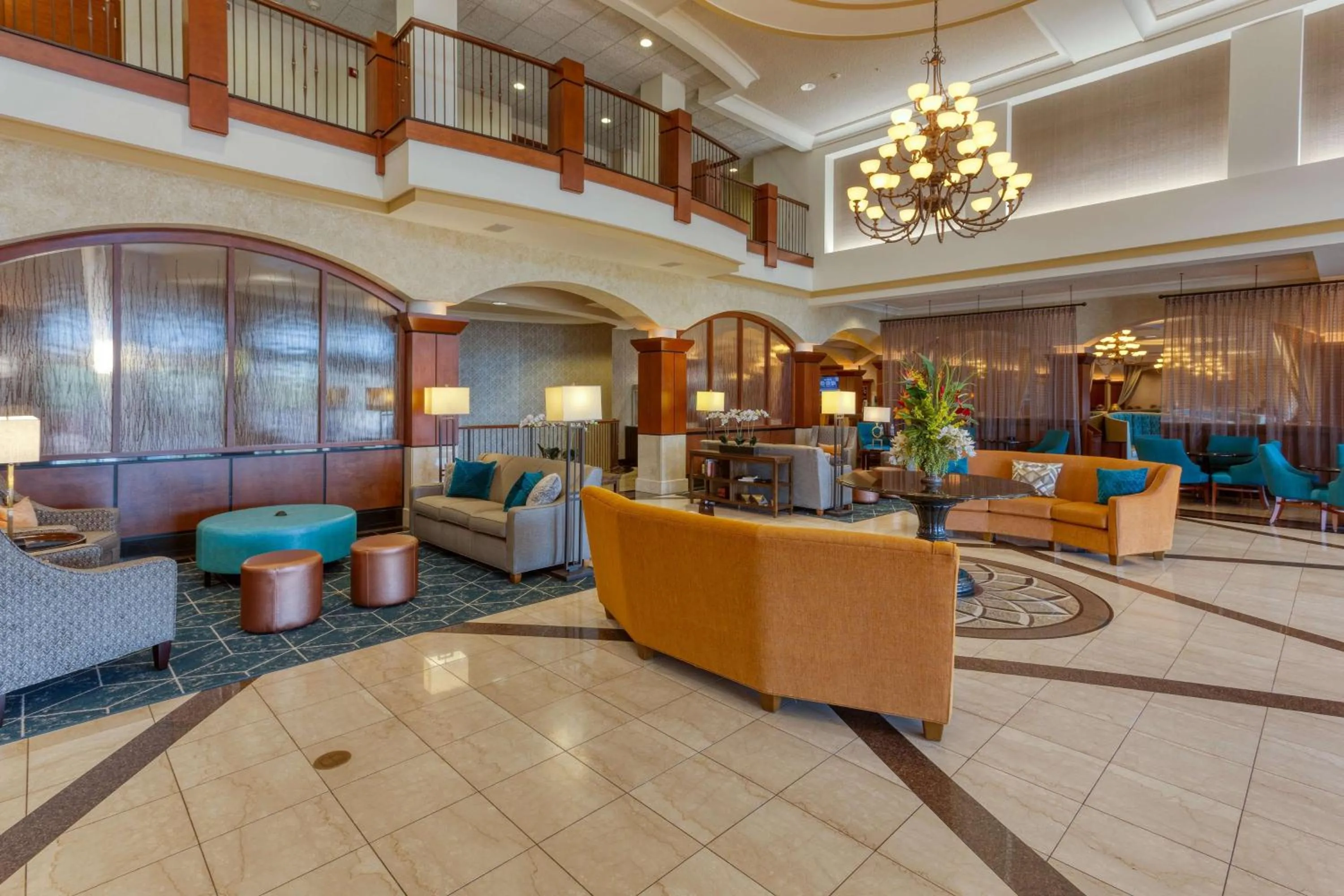 Lobby or reception in Drury Plaza Hotel St. Louis Chesterfield