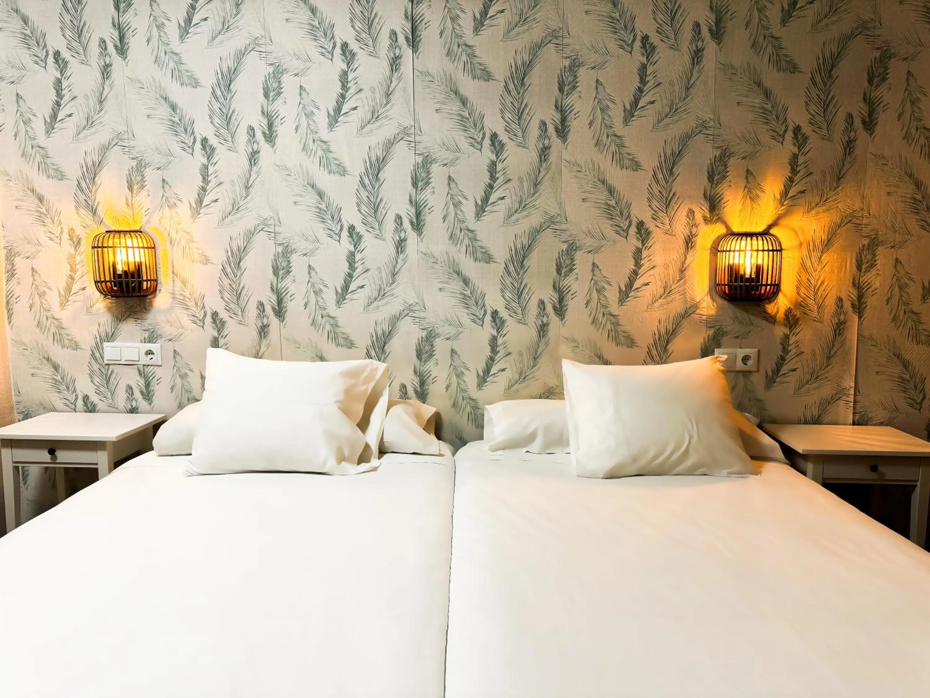 Bed in Hotel Plaza Mayor