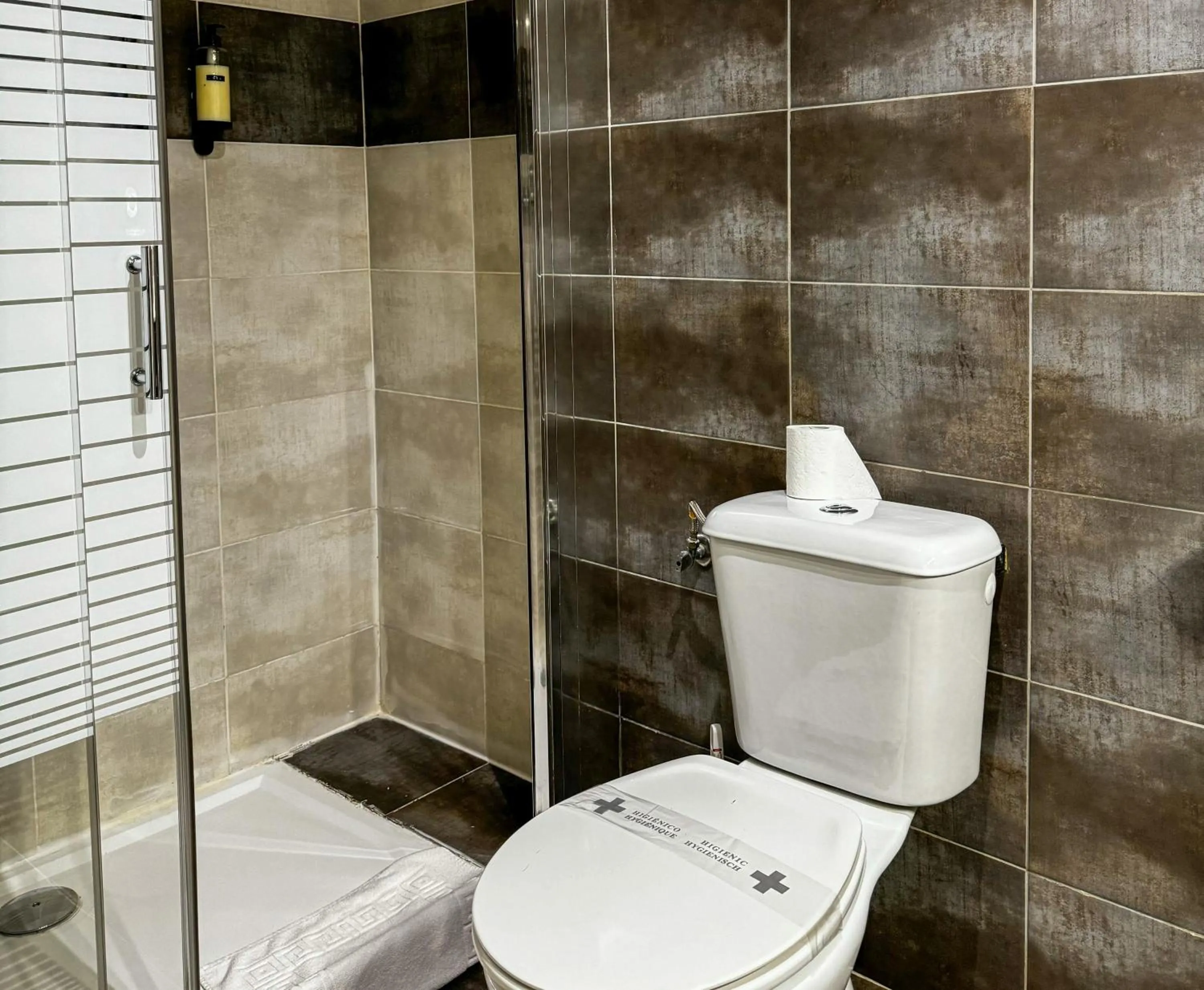 Shower in Hotel Plaza Mayor