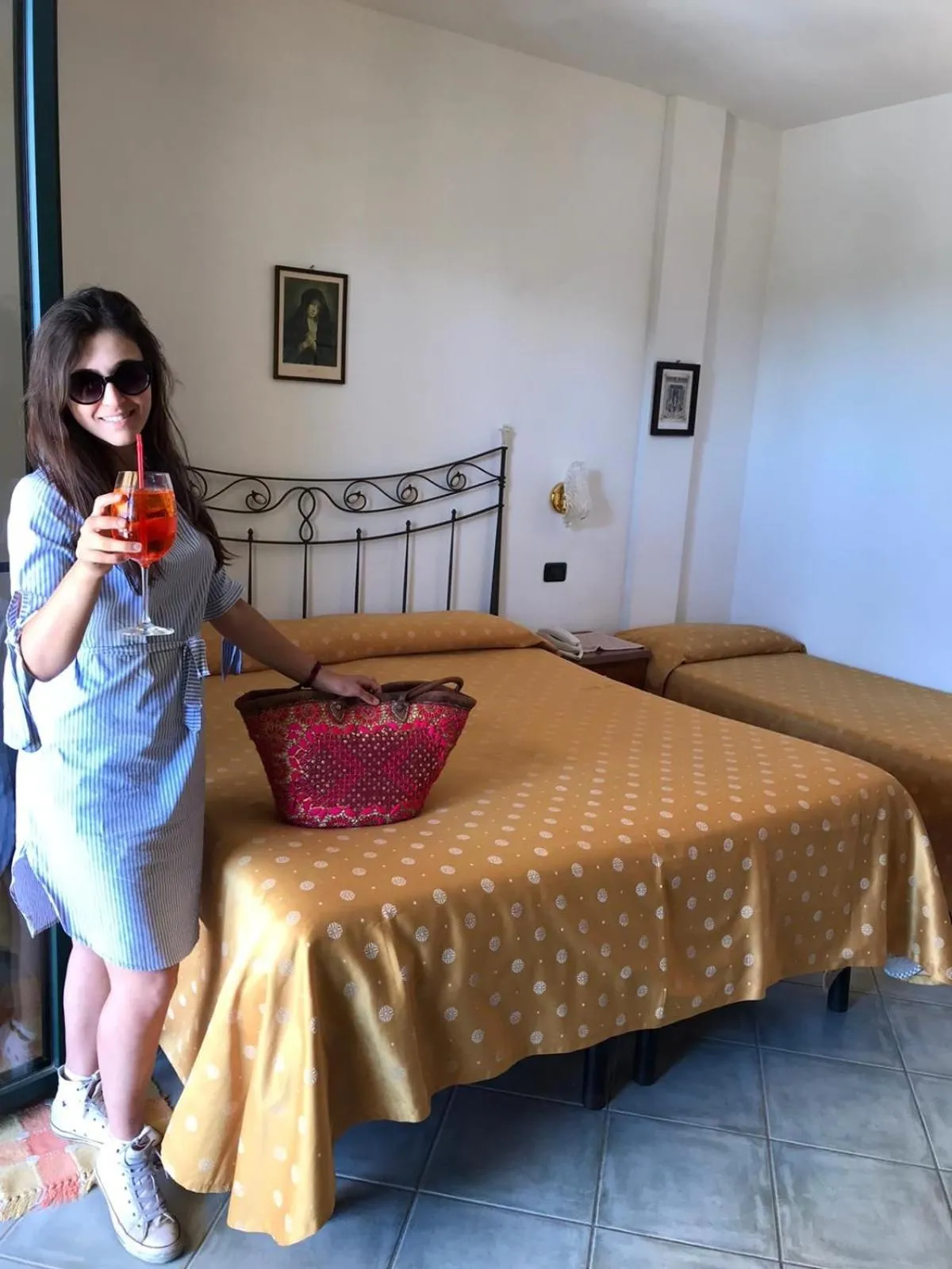 Bed in Hotel La Barcarola