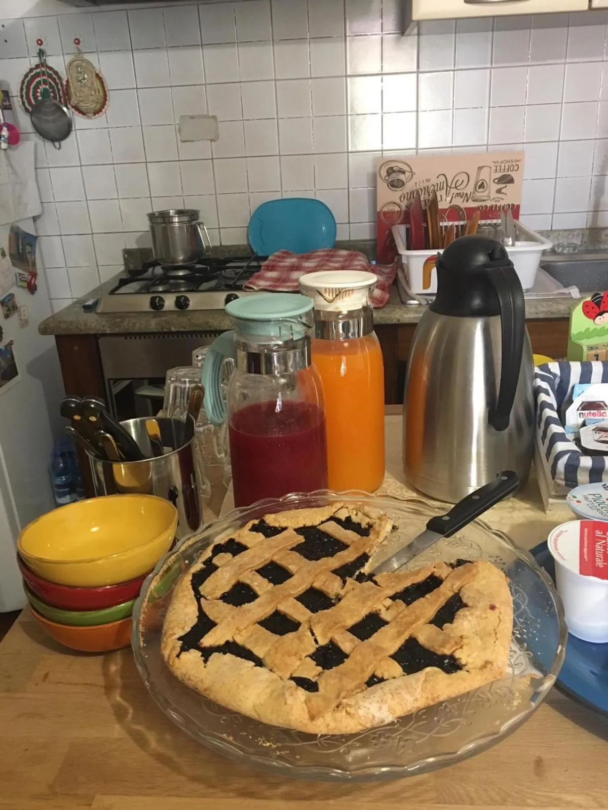 Coffee/tea facilities in B&B Il Viaggiatore