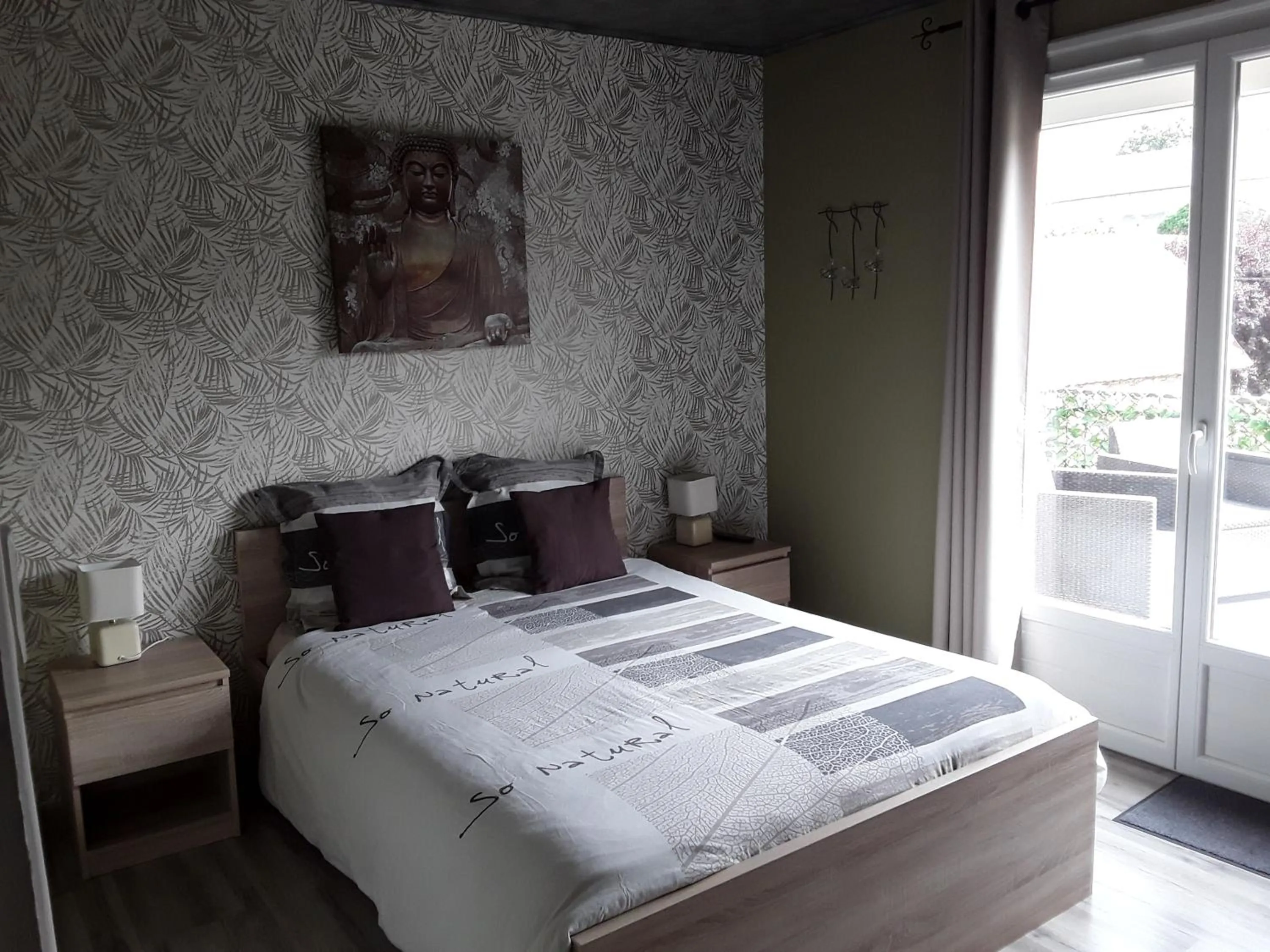 Bedroom, Bed in L'amarante chambres d'hôtes villefranche de panat