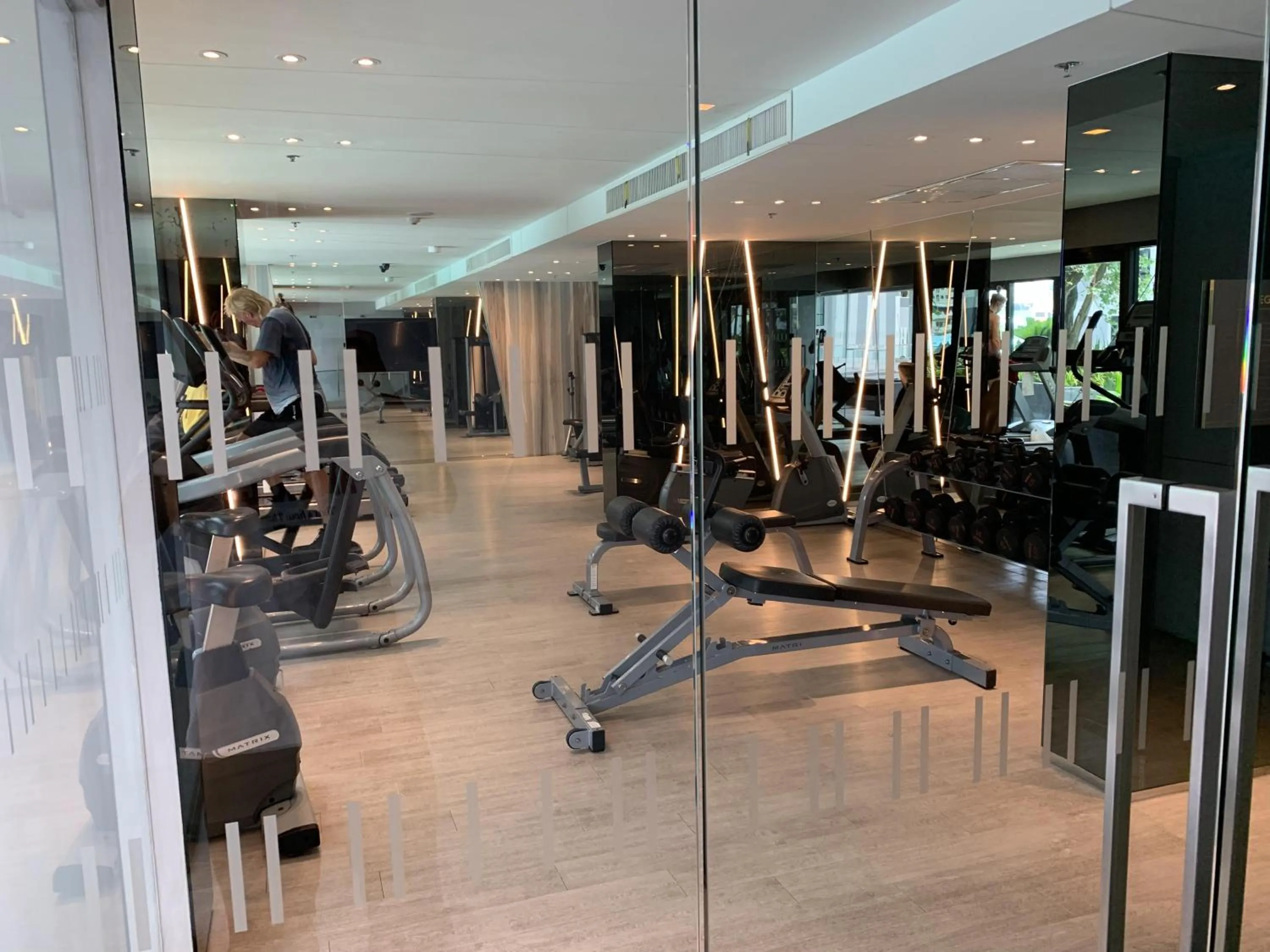 Fitness centre/facilities in The Base Central Pattaya Thai