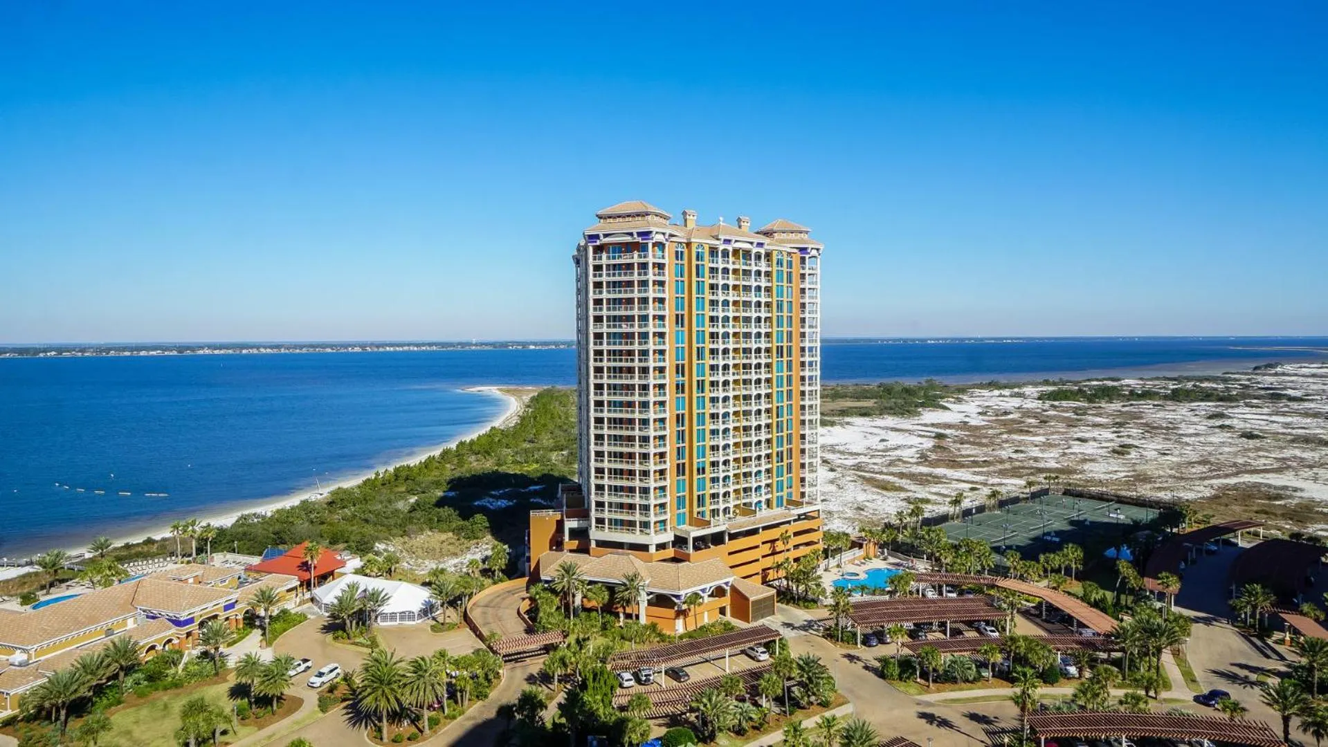 Bird's eye view in Portofino Island Resort