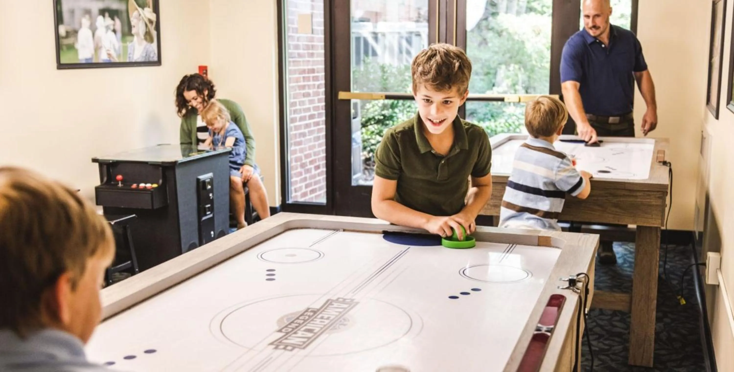 Game Room in Williamsburg Woodlands Hotel & Suites, an official Colonial Williamsburg Hotel