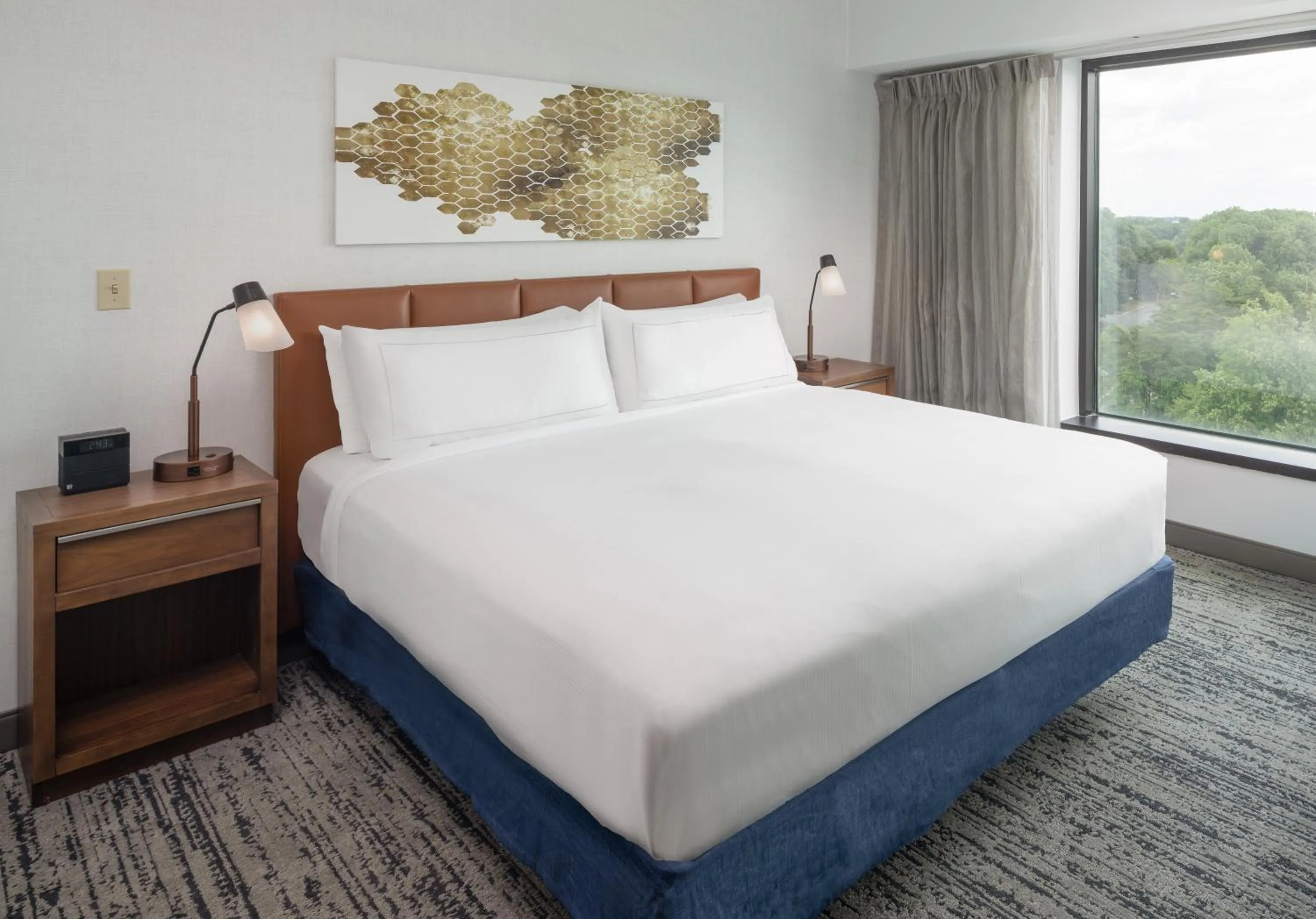 Bed in Hilton Fairfax, Va