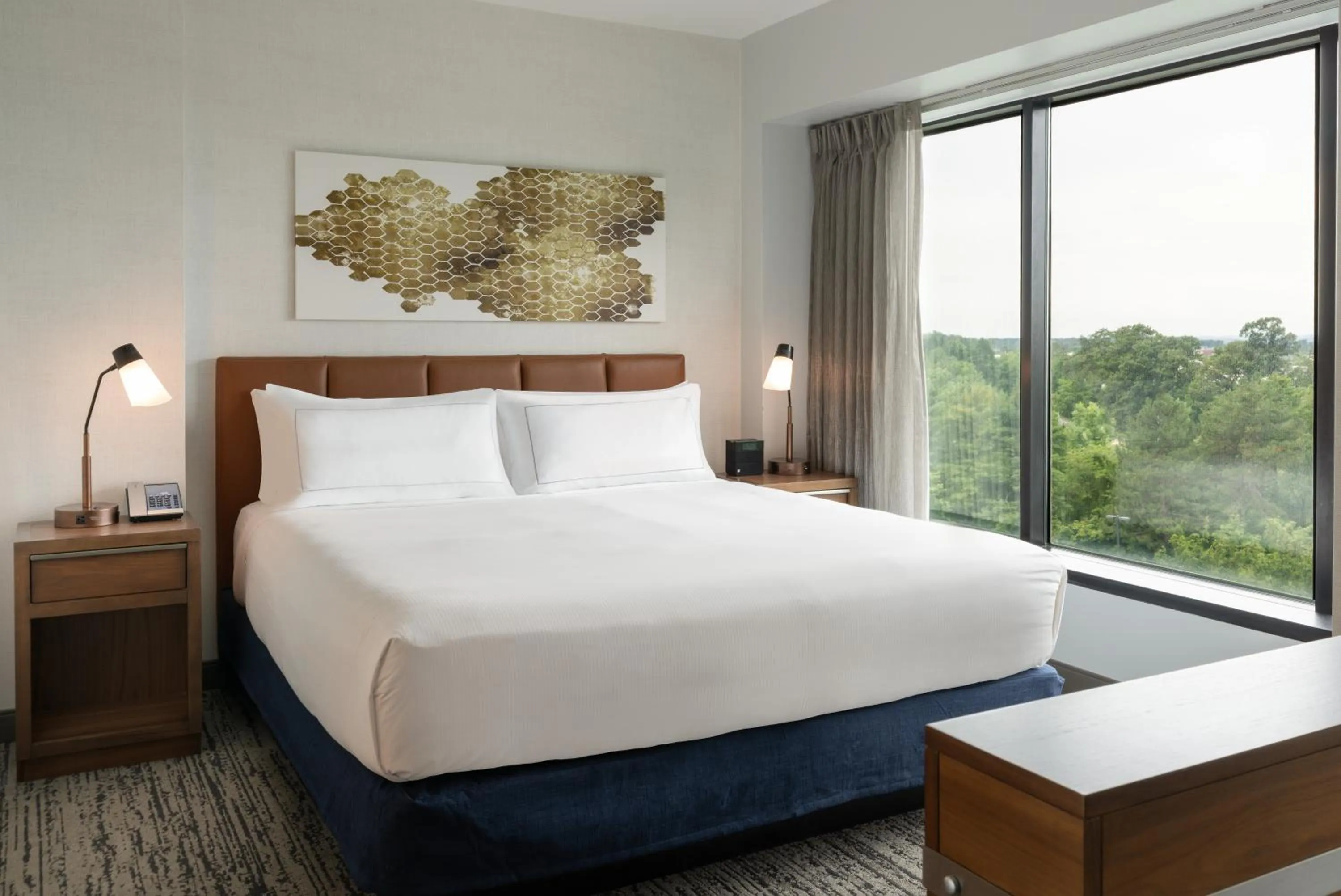 Bed in Hilton Fairfax, Va