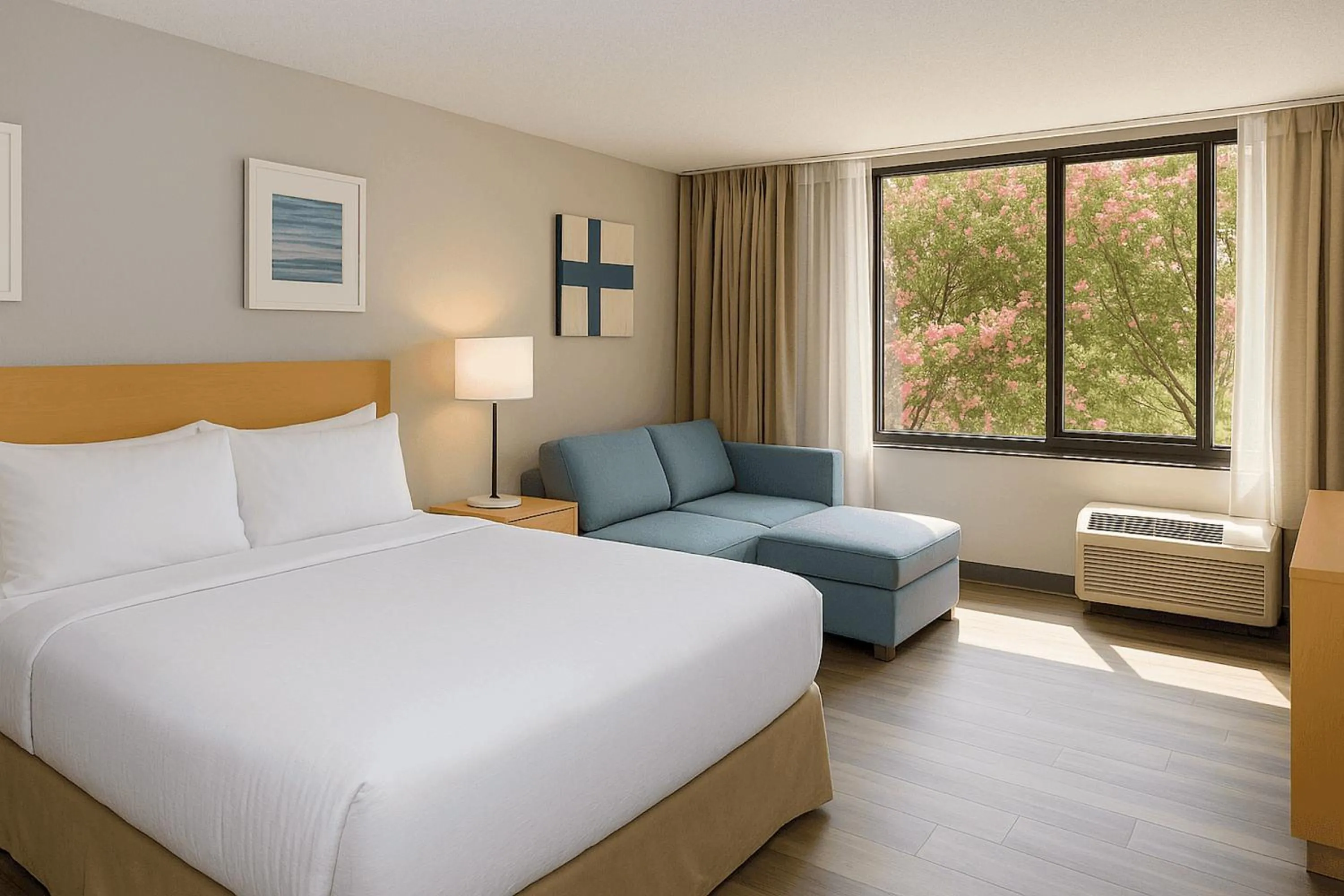 Bed in Solomons Inn Resort and Marina