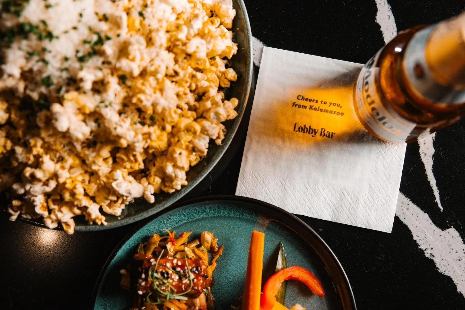 Restaurant/places to eat in Radisson Plaza Hotel at Kalamazoo Center