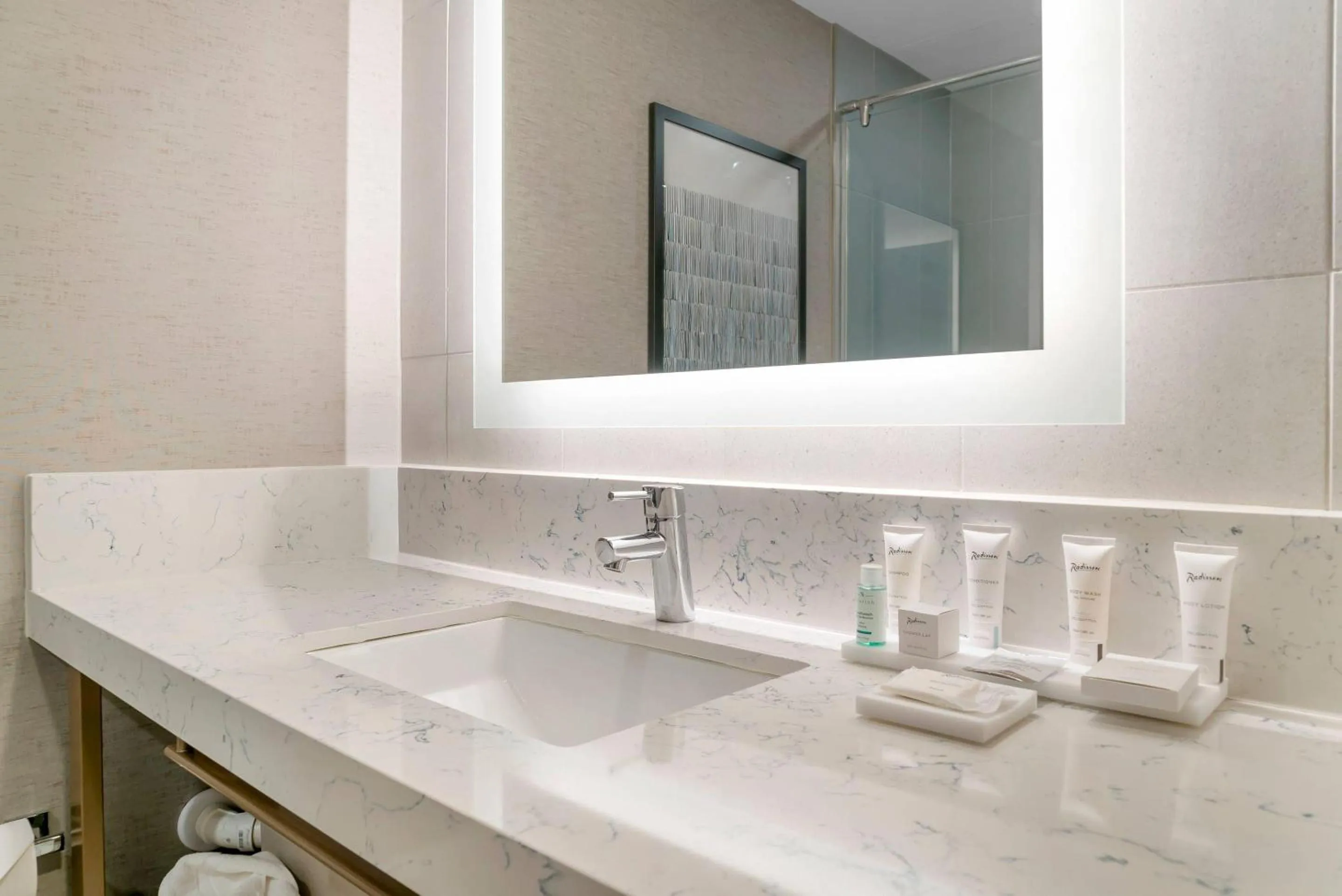 Bedroom in Radisson Plaza Hotel at Kalamazoo Center