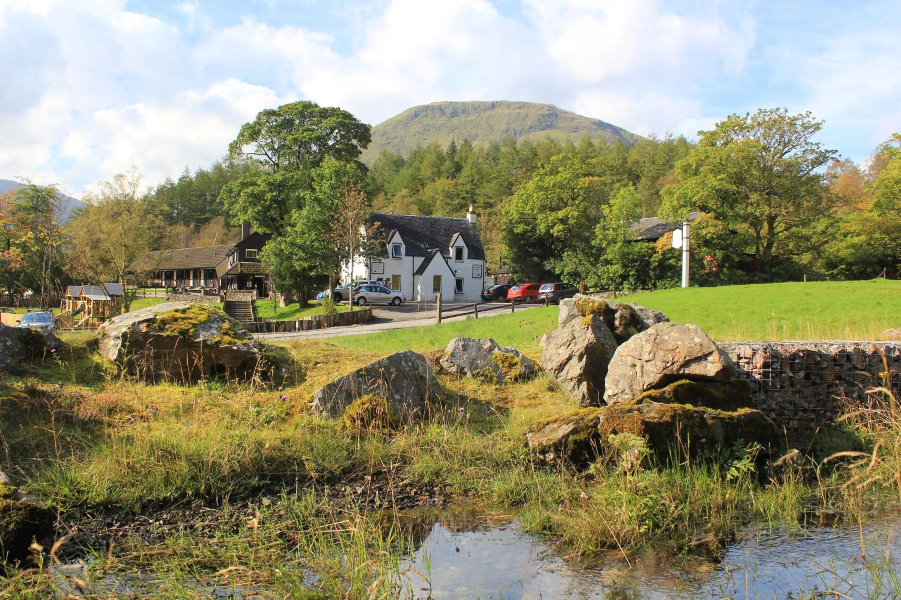 Property building in Clachaig Inn