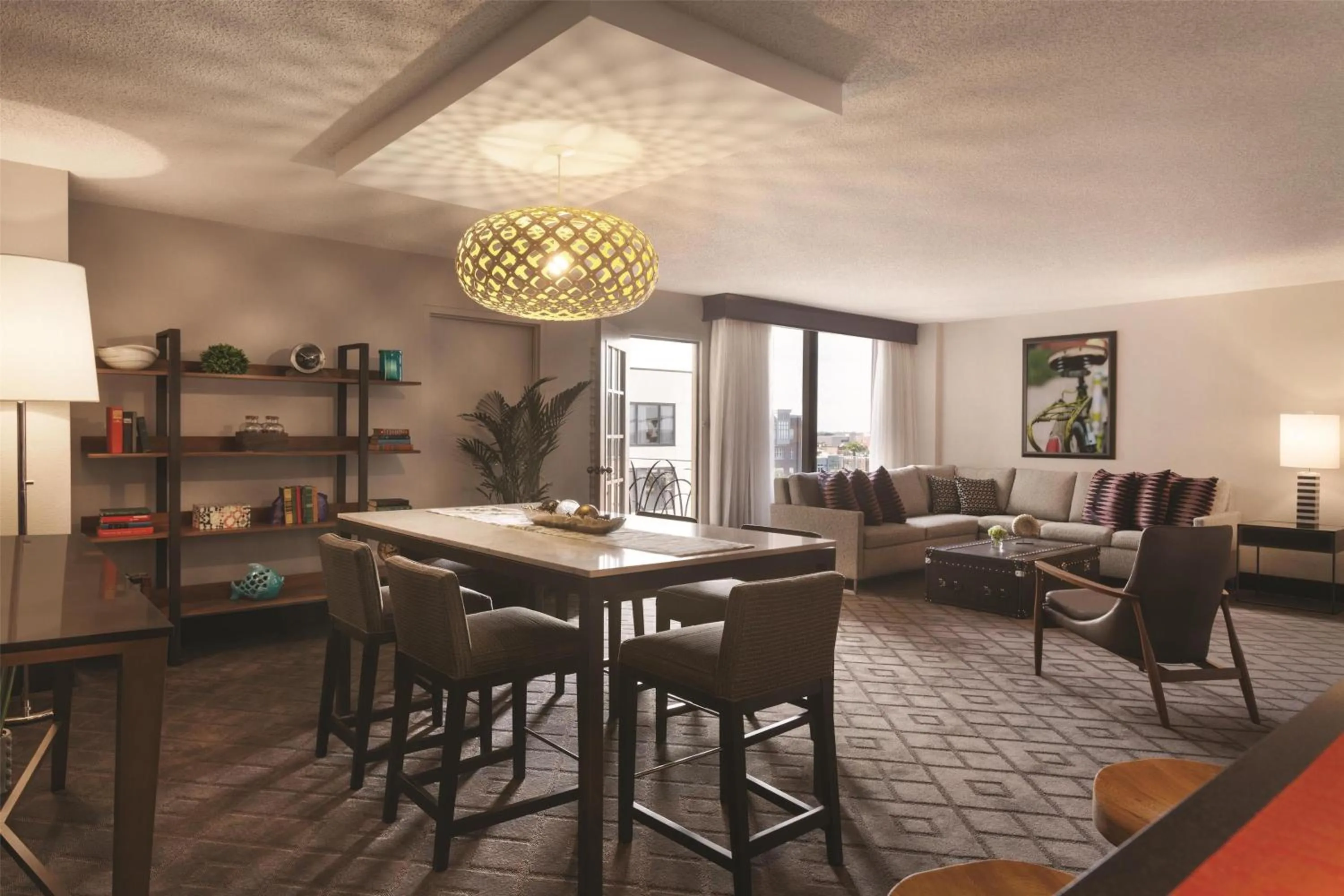 Photo of the whole room in Hyatt Regency Savannah