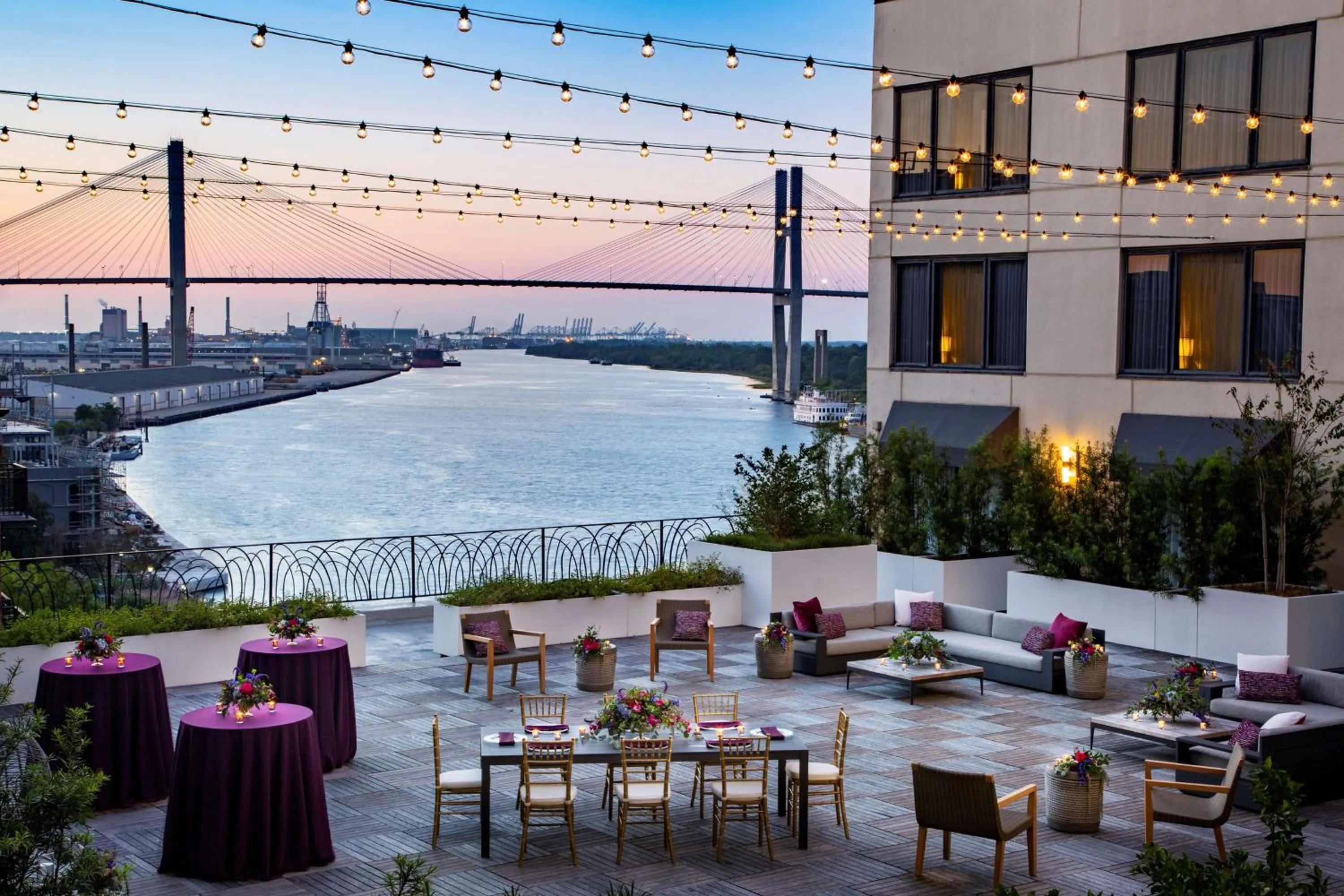 On site in Hyatt Regency Savannah