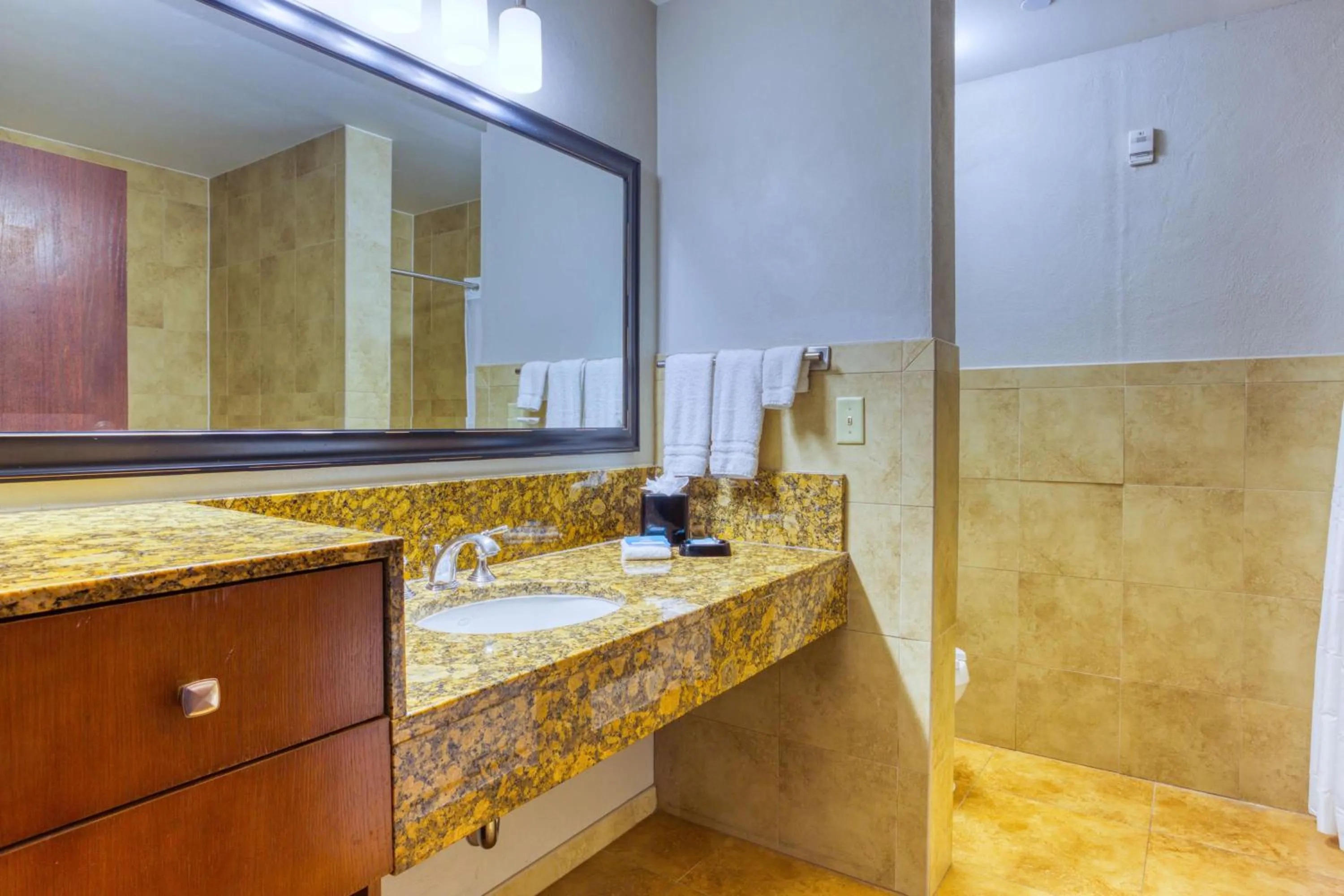 Bathroom in Drury Plaza Hotel San Antonio Riverwalk