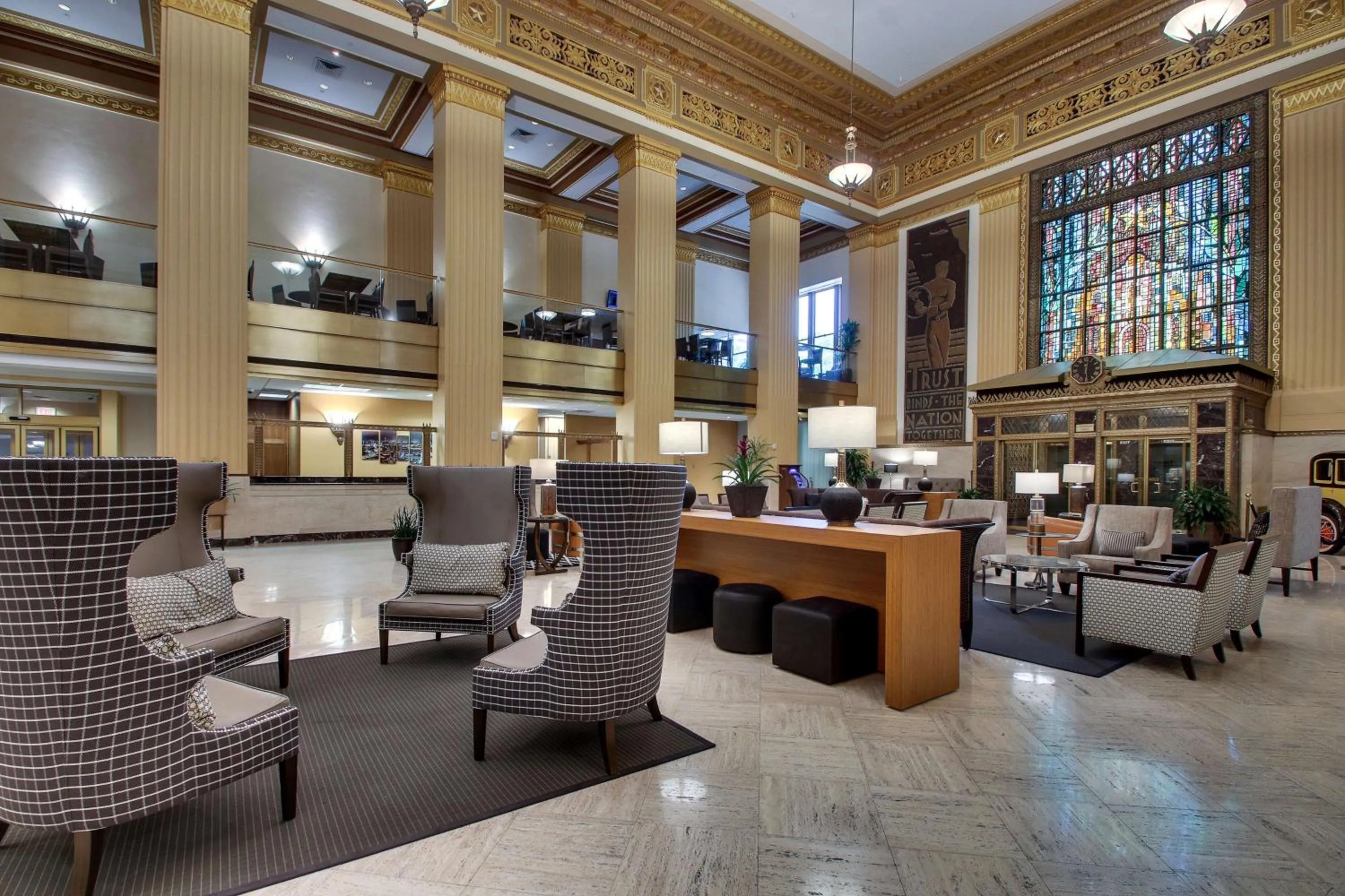 Lobby or reception in Drury Plaza Hotel San Antonio Riverwalk