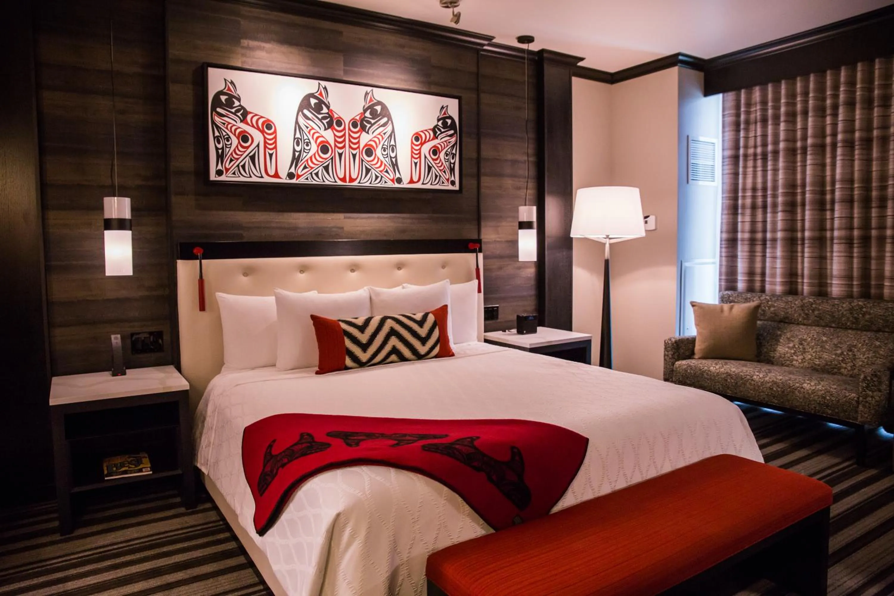 Bed in Tulalip Resort Casino