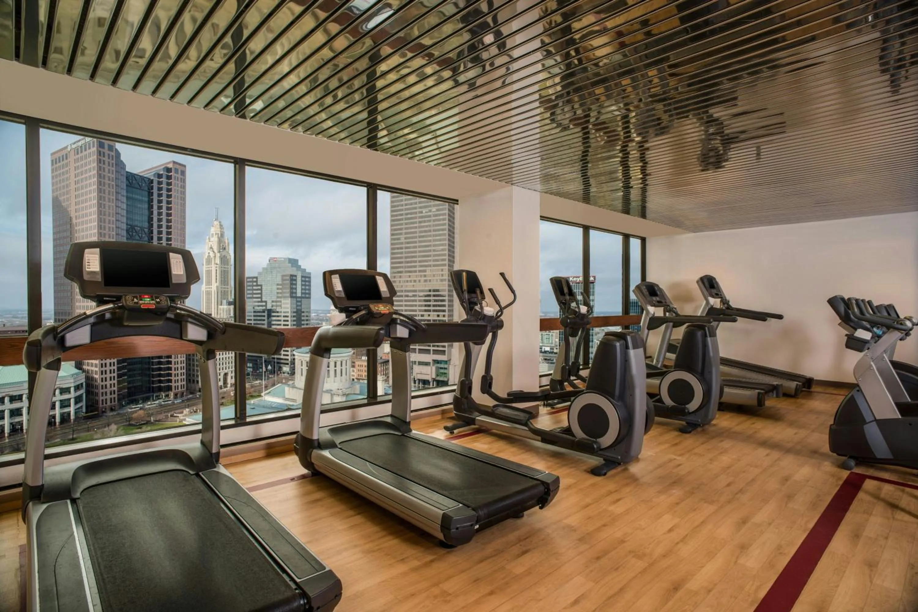 Fitness centre/facilities in The Plaza Hotel Columbus at Capitol Square