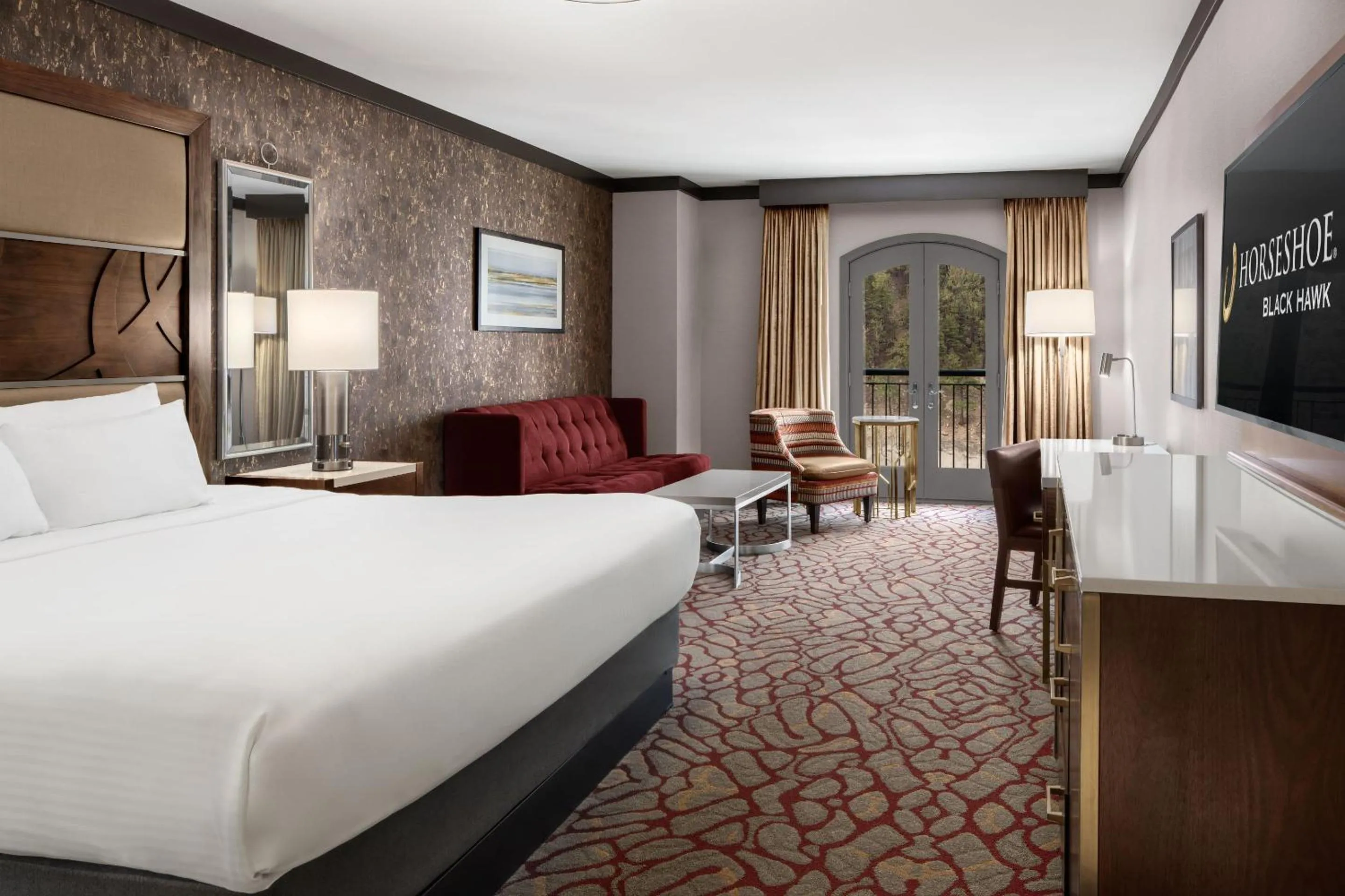 Bed in Horseshoe Black Hawk, A Caesars Destination