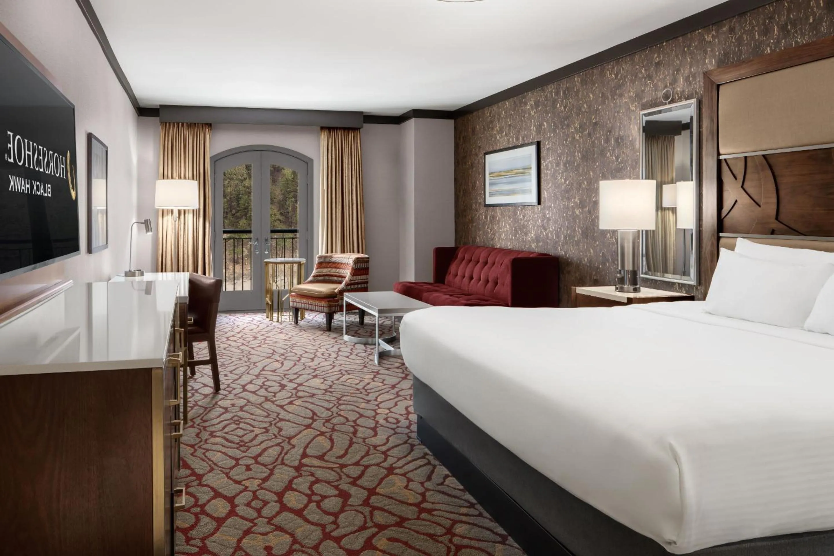Bed in Horseshoe Black Hawk, A Caesars Destination