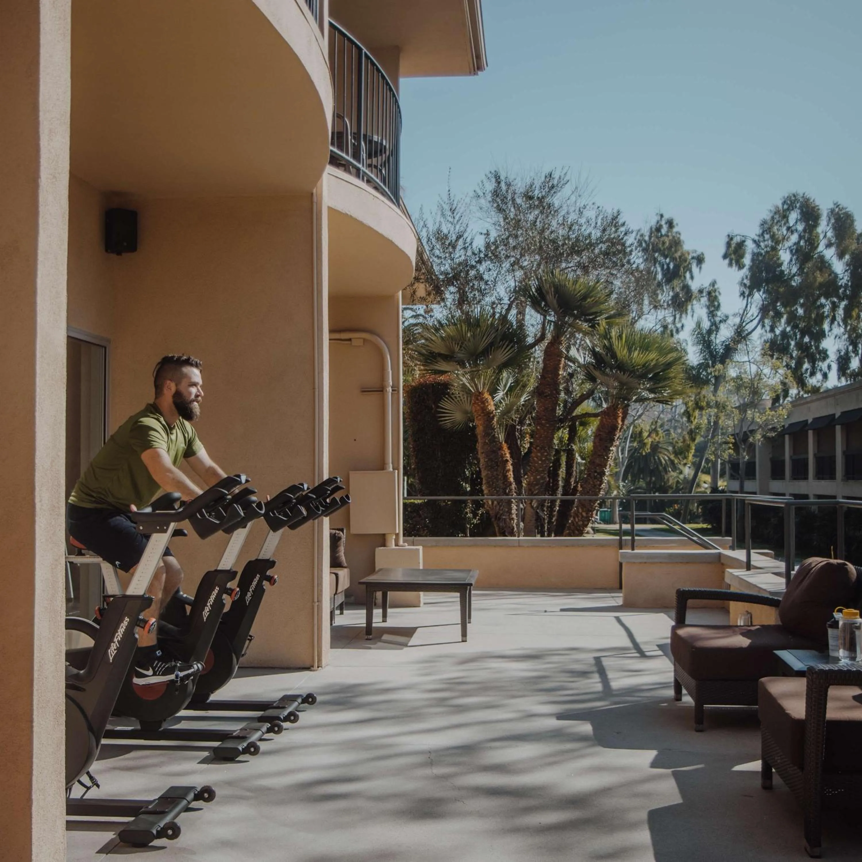 Fitness centre/facilities in Hyatt Regency Newport Beach