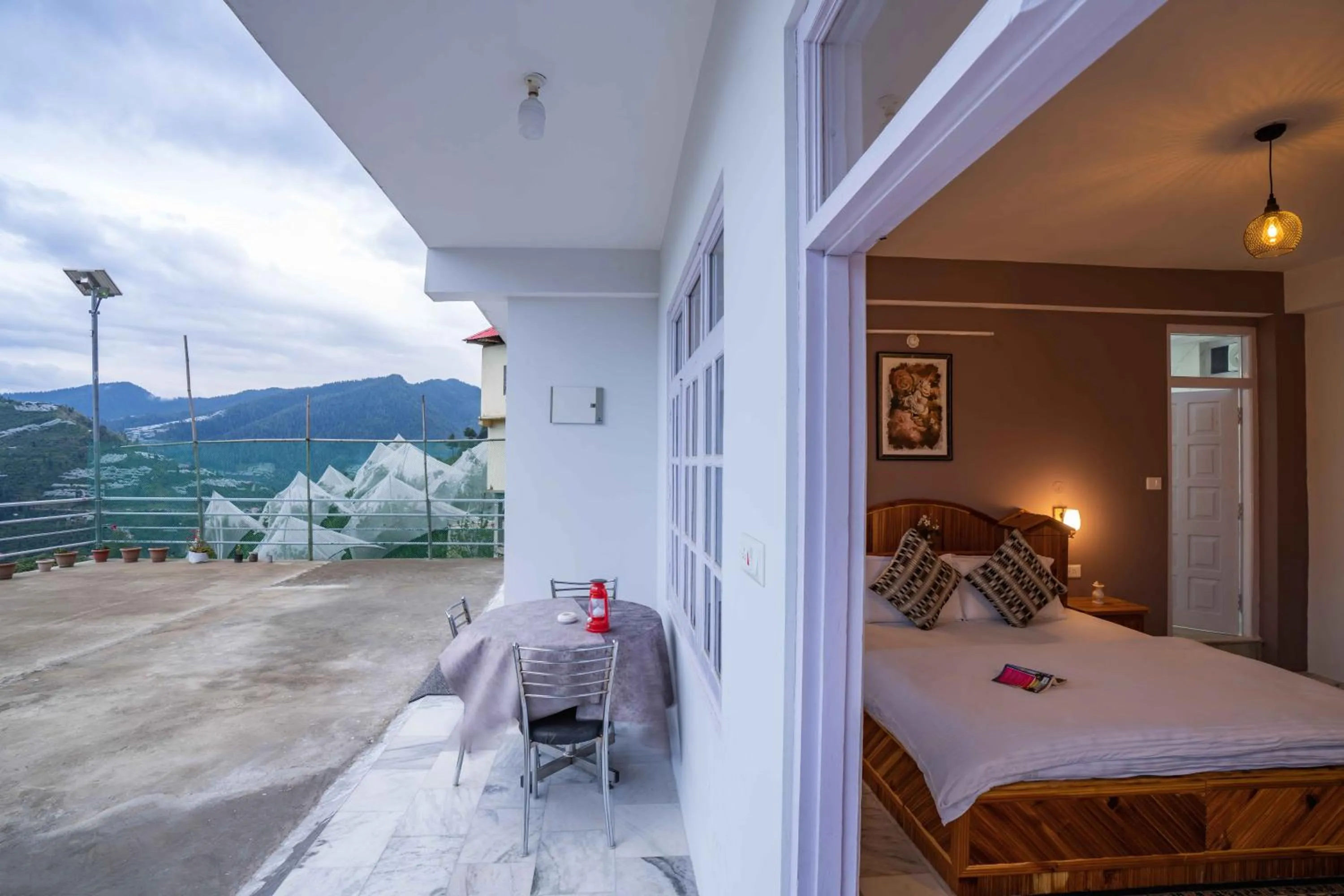 View (from property/room), Bed in Zostel Homes Kotkhai, Shimla