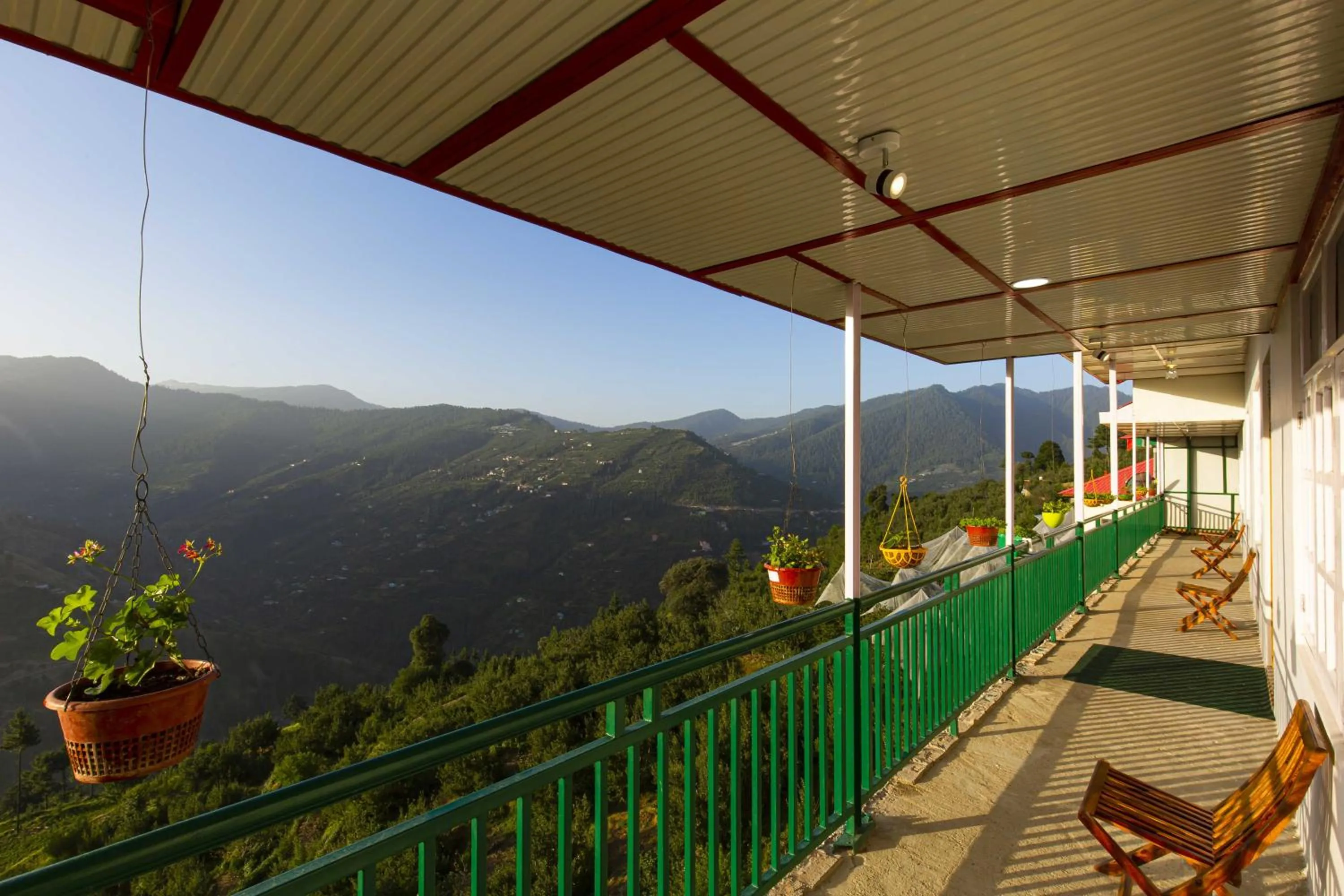 Balcony/Terrace in Zostel Homes Kotkhai, Shimla