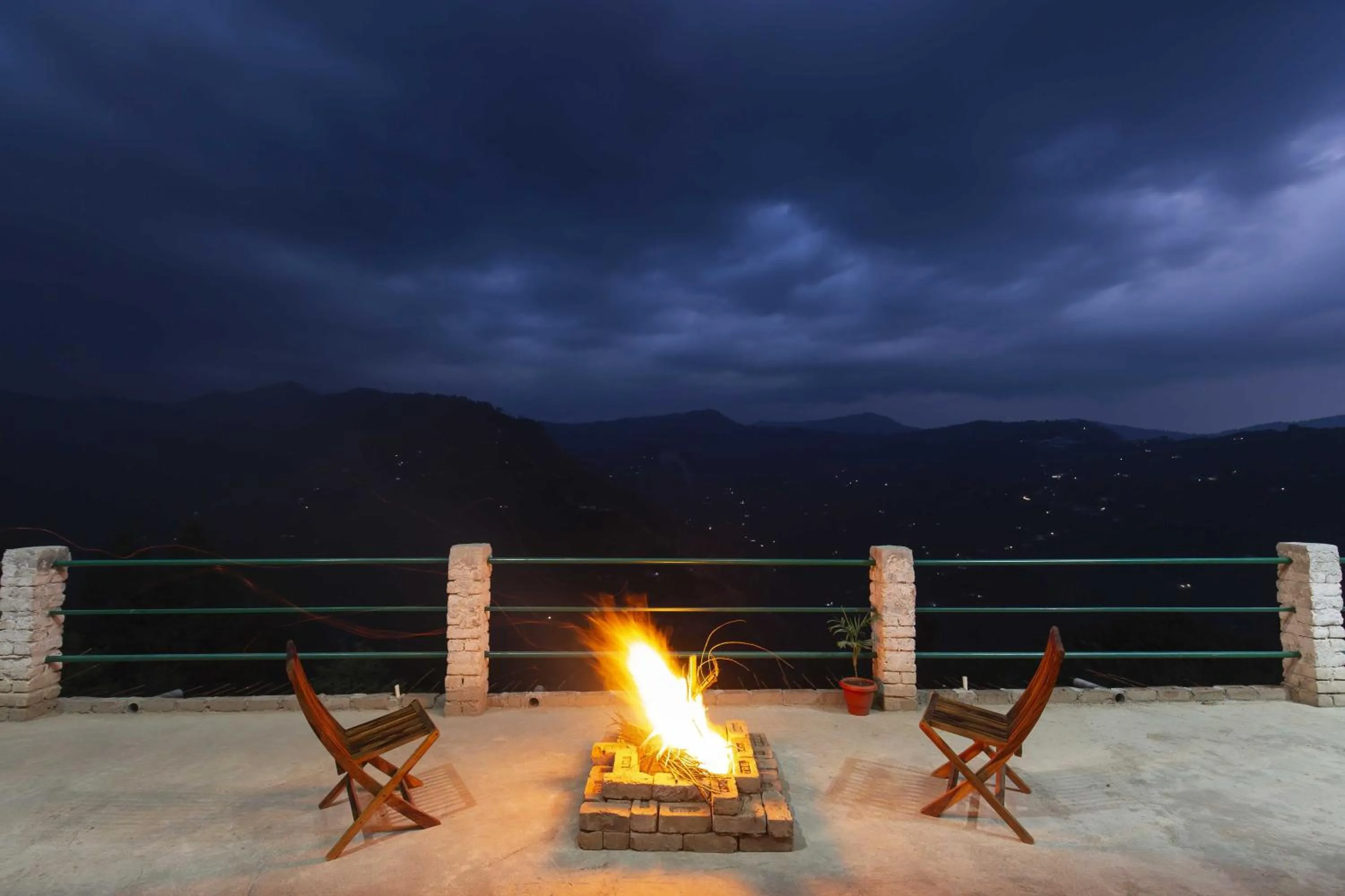 Patio in Zostel Homes Kotkhai, Shimla