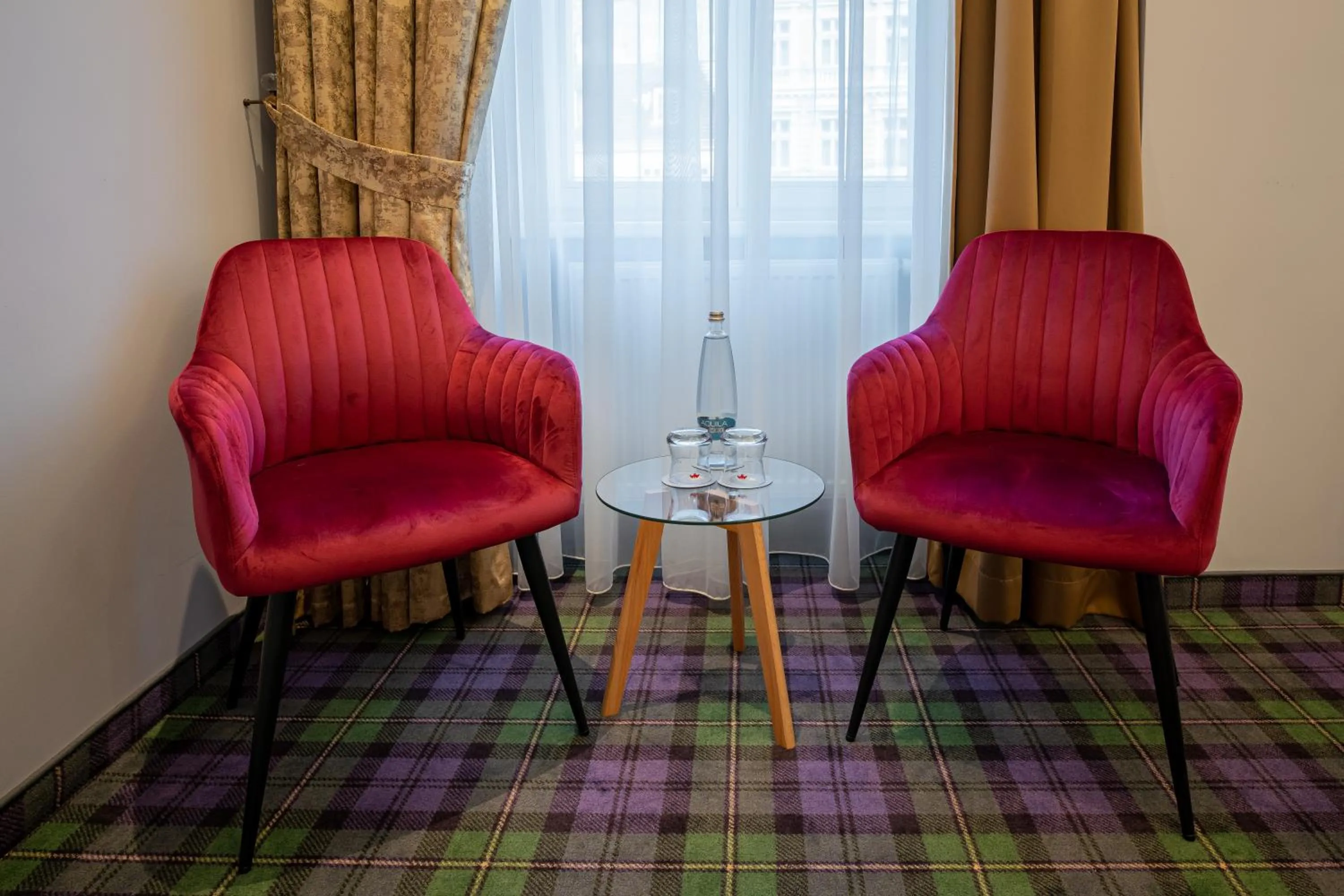 Seating area in Golden Key Boutique Hotel