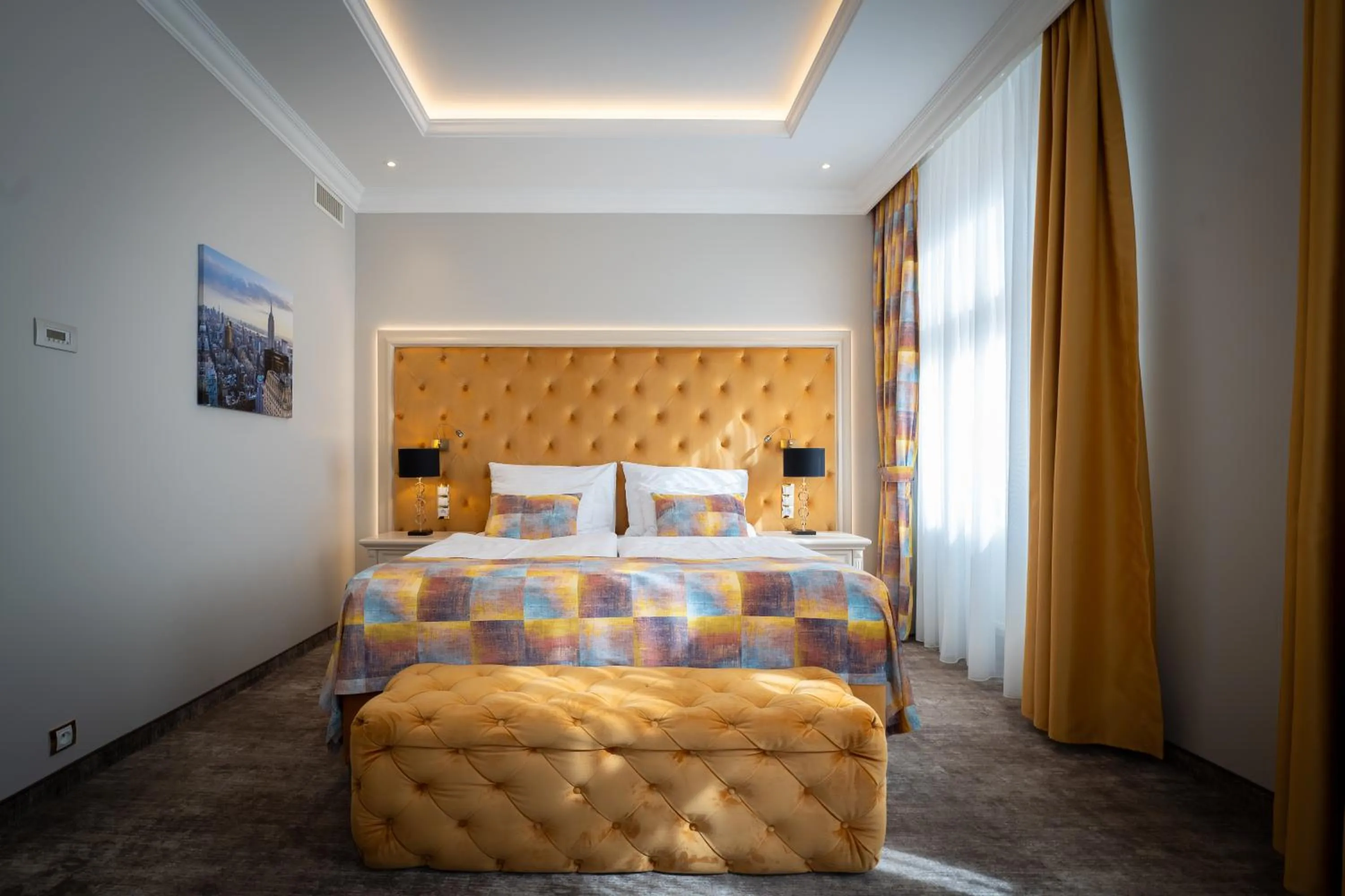 Bed in Golden Key Boutique Hotel