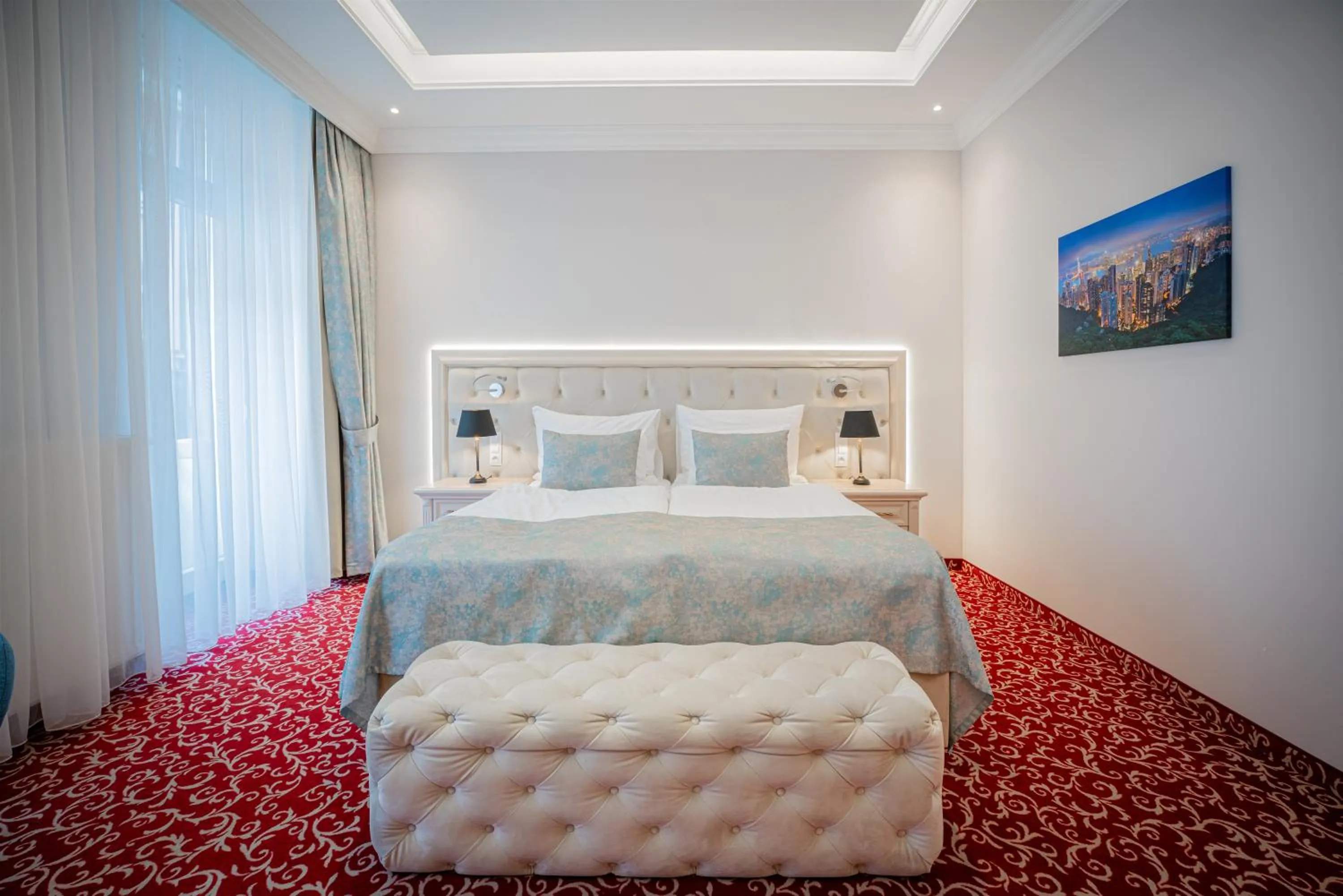 Bed in Golden Key Boutique Hotel