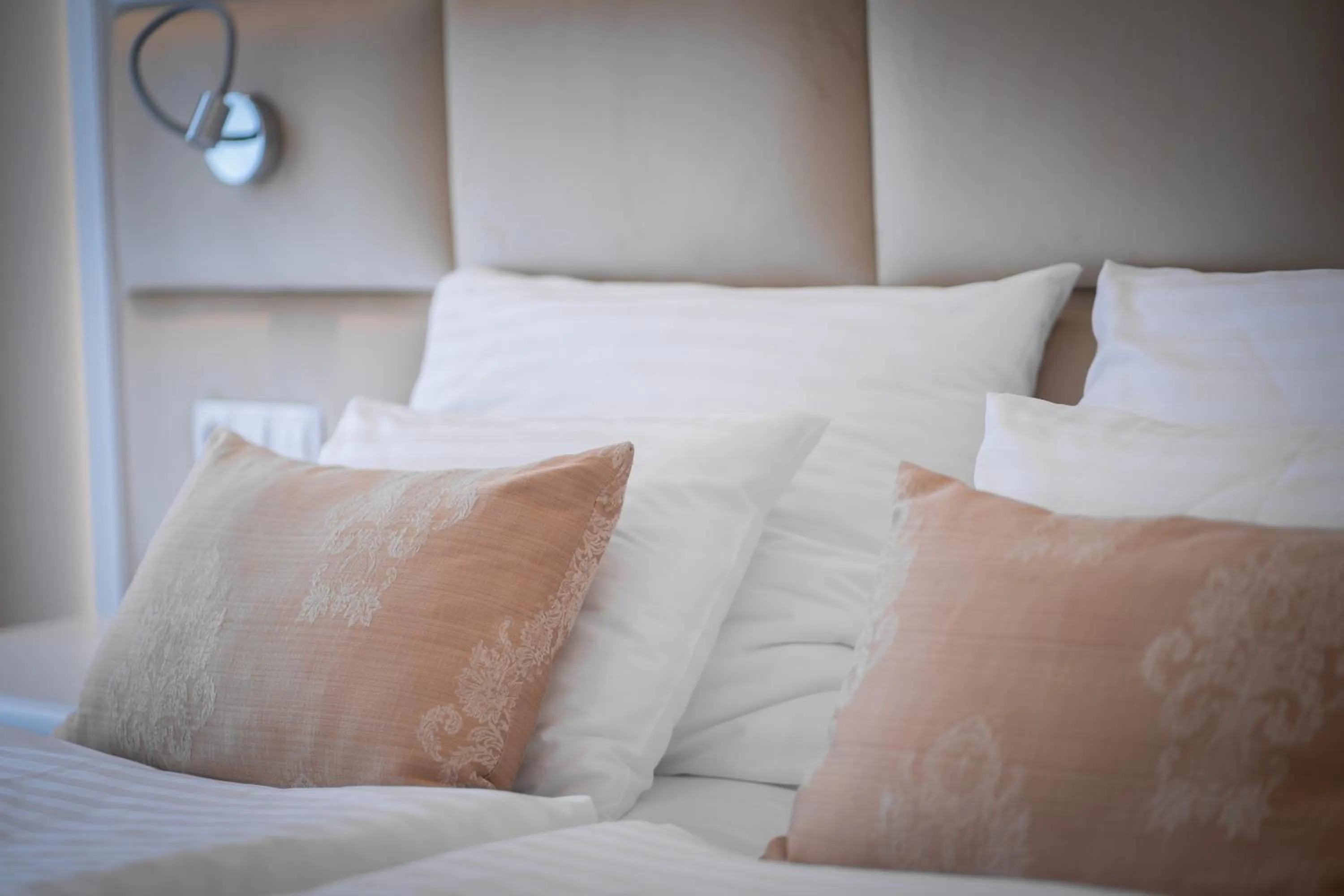 Decorative detail, Bed in Golden Key Boutique Hotel