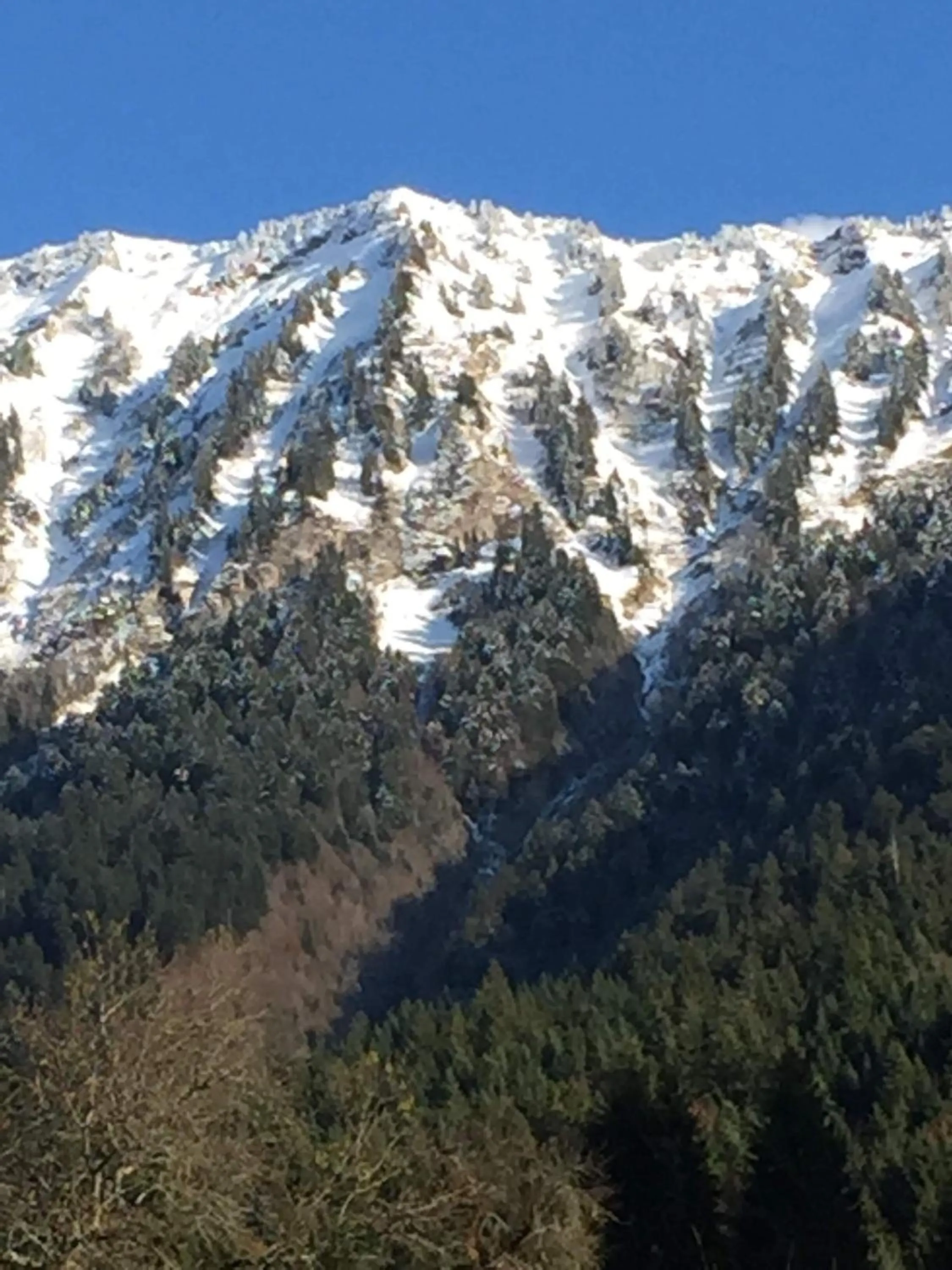Mountain view in Au Refuge de Blanche