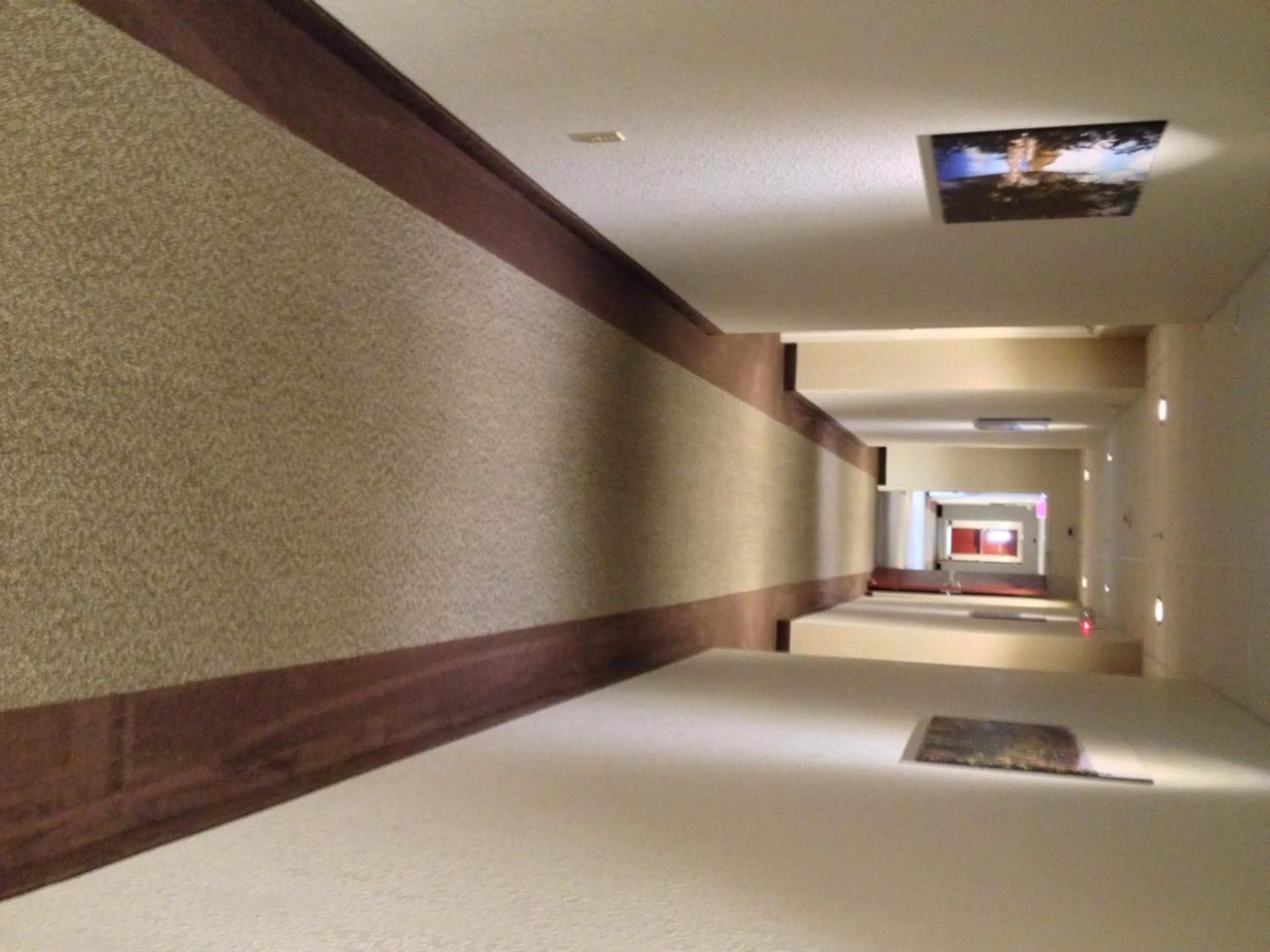 Decorative detail, Bed in Pleasant Night Inn- carthage NY