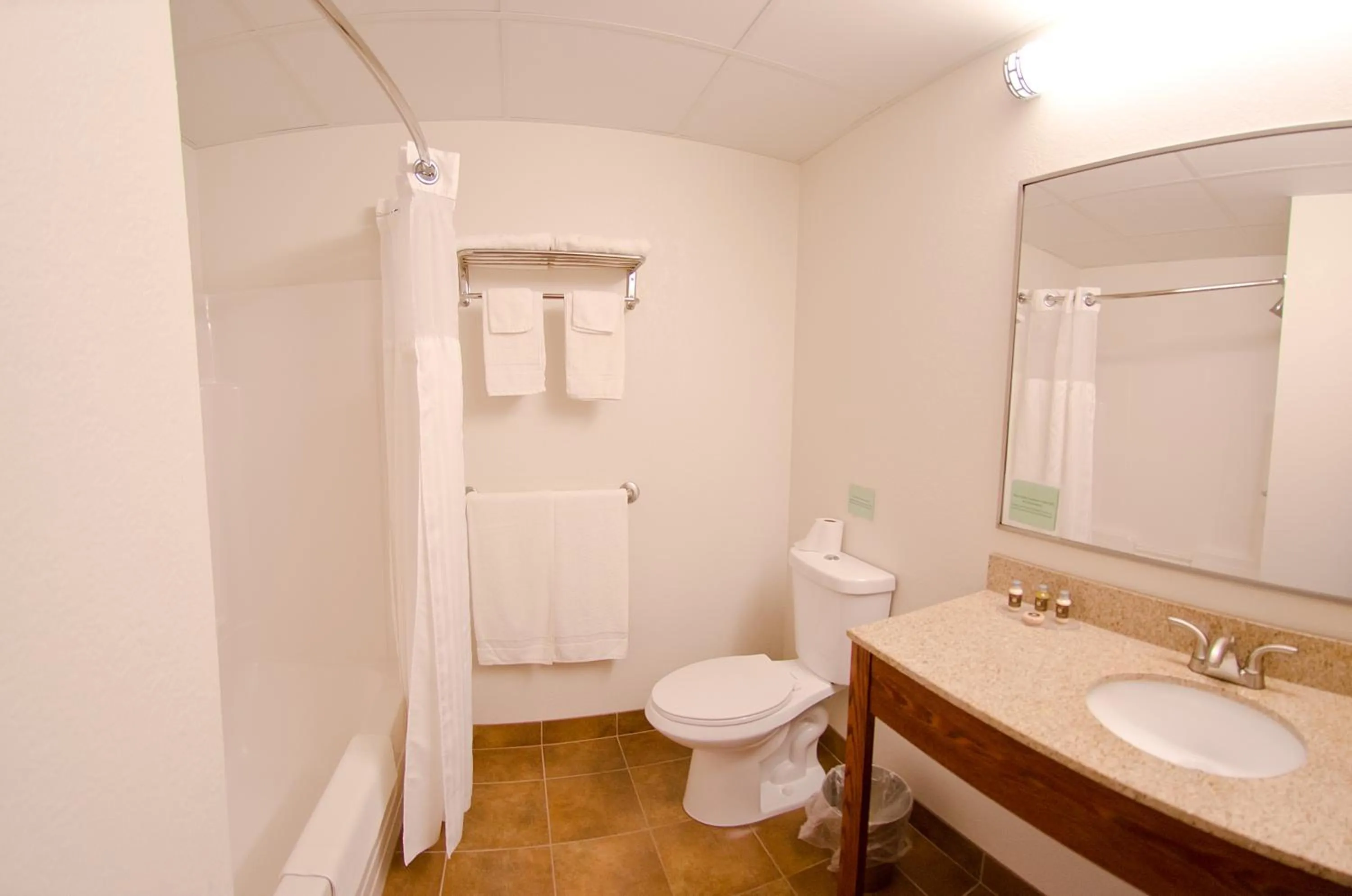 Bathroom in Pleasant Night Inn- carthage NY