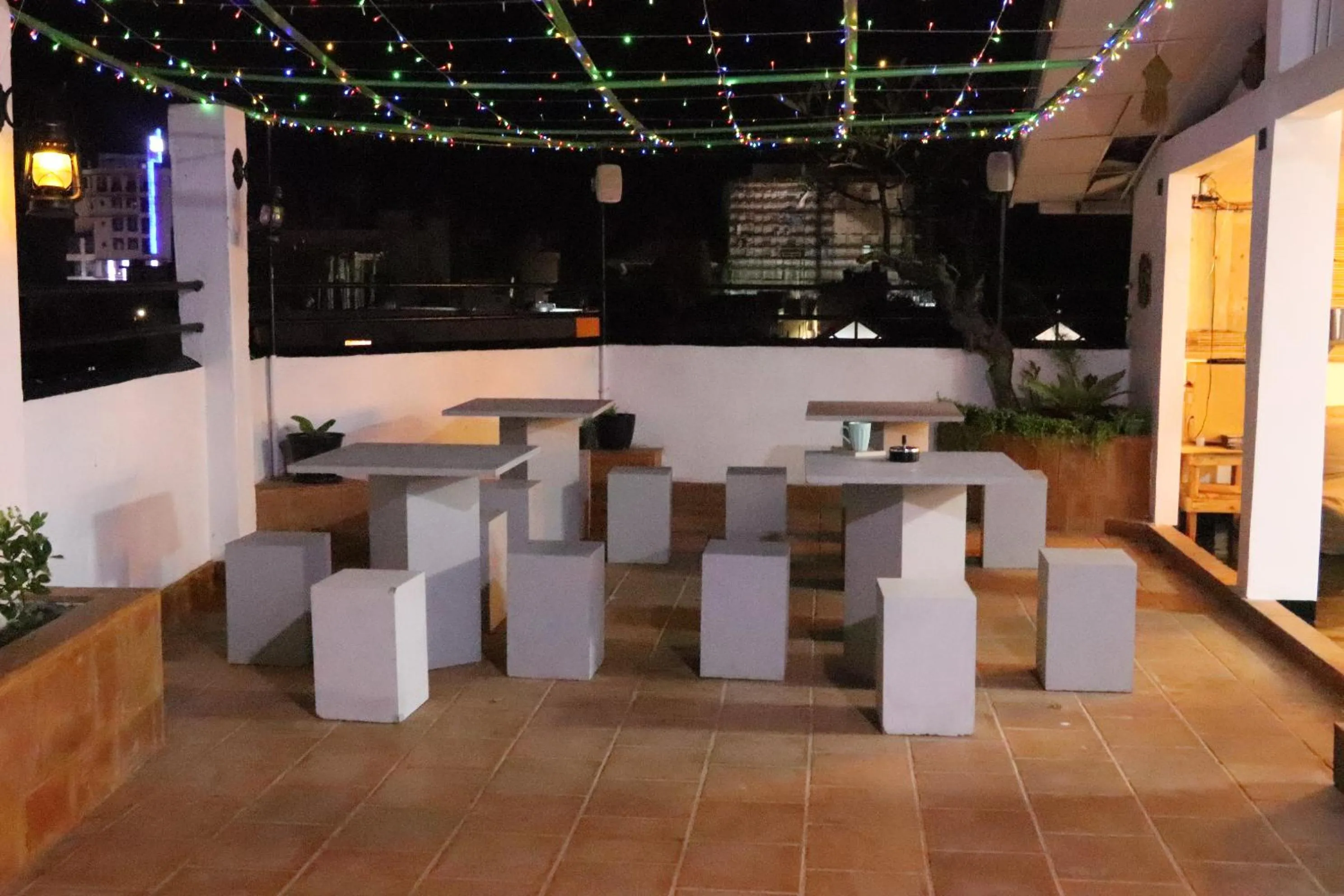 Garden in Miracle Colombo City Hostel