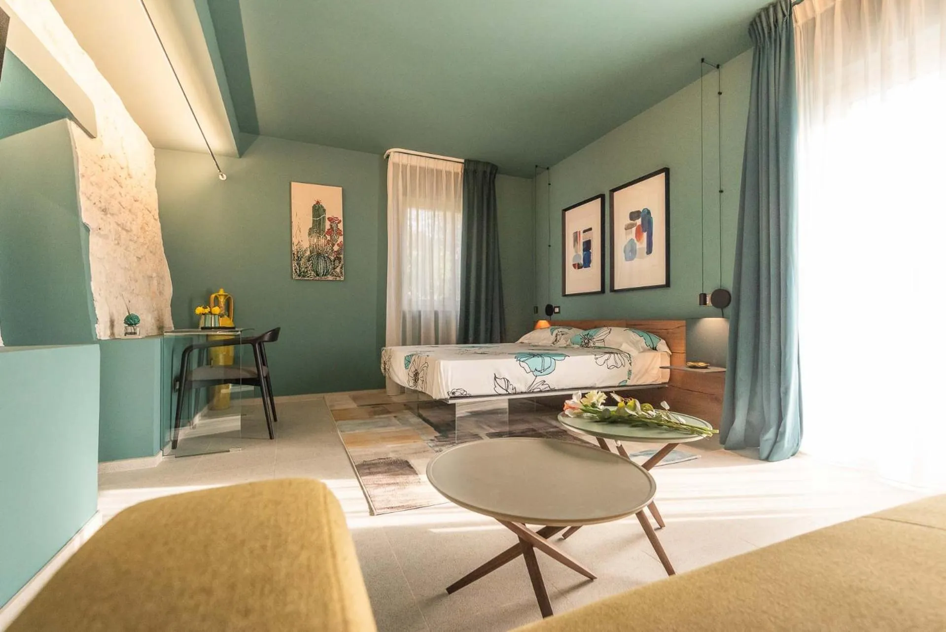 View (from property/room), Bed in Villa Ada-Trulli Puglia