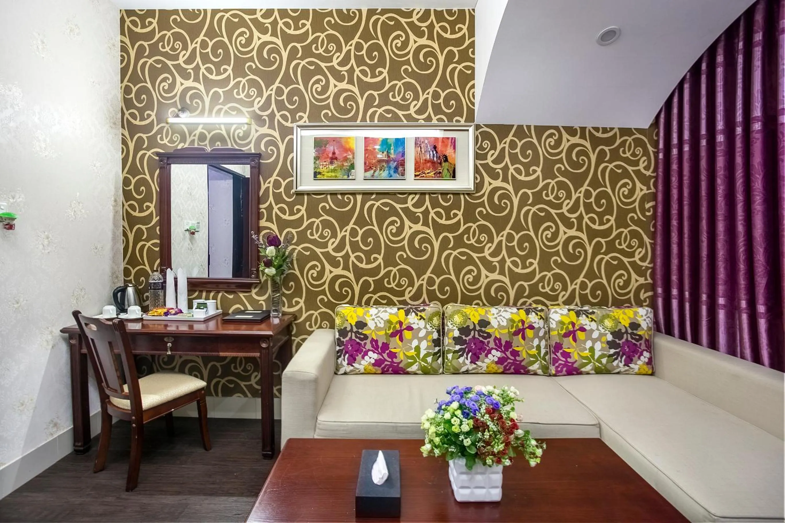 Living room in Hotel Highgarden