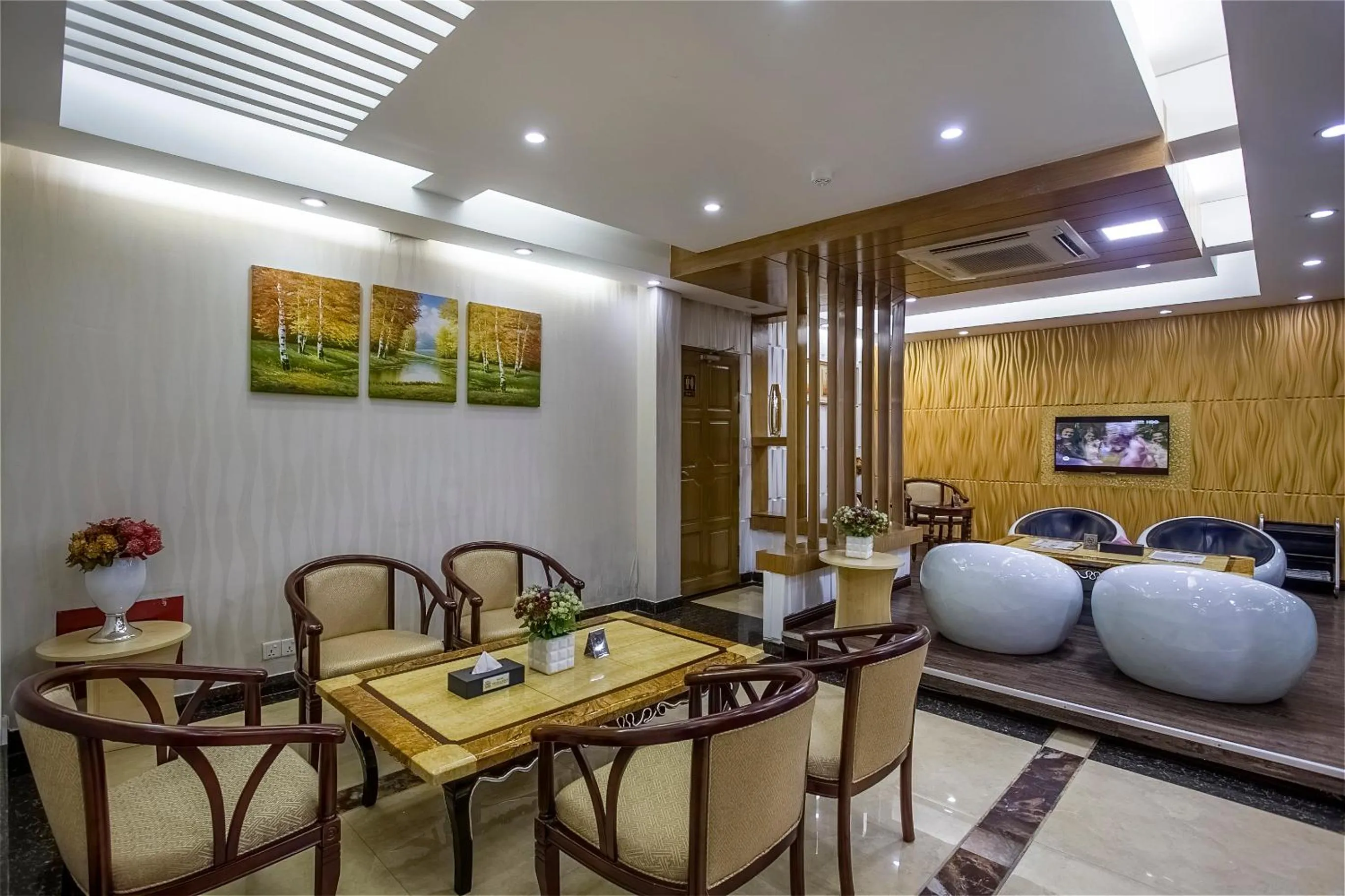 Living room in Hotel Highgarden