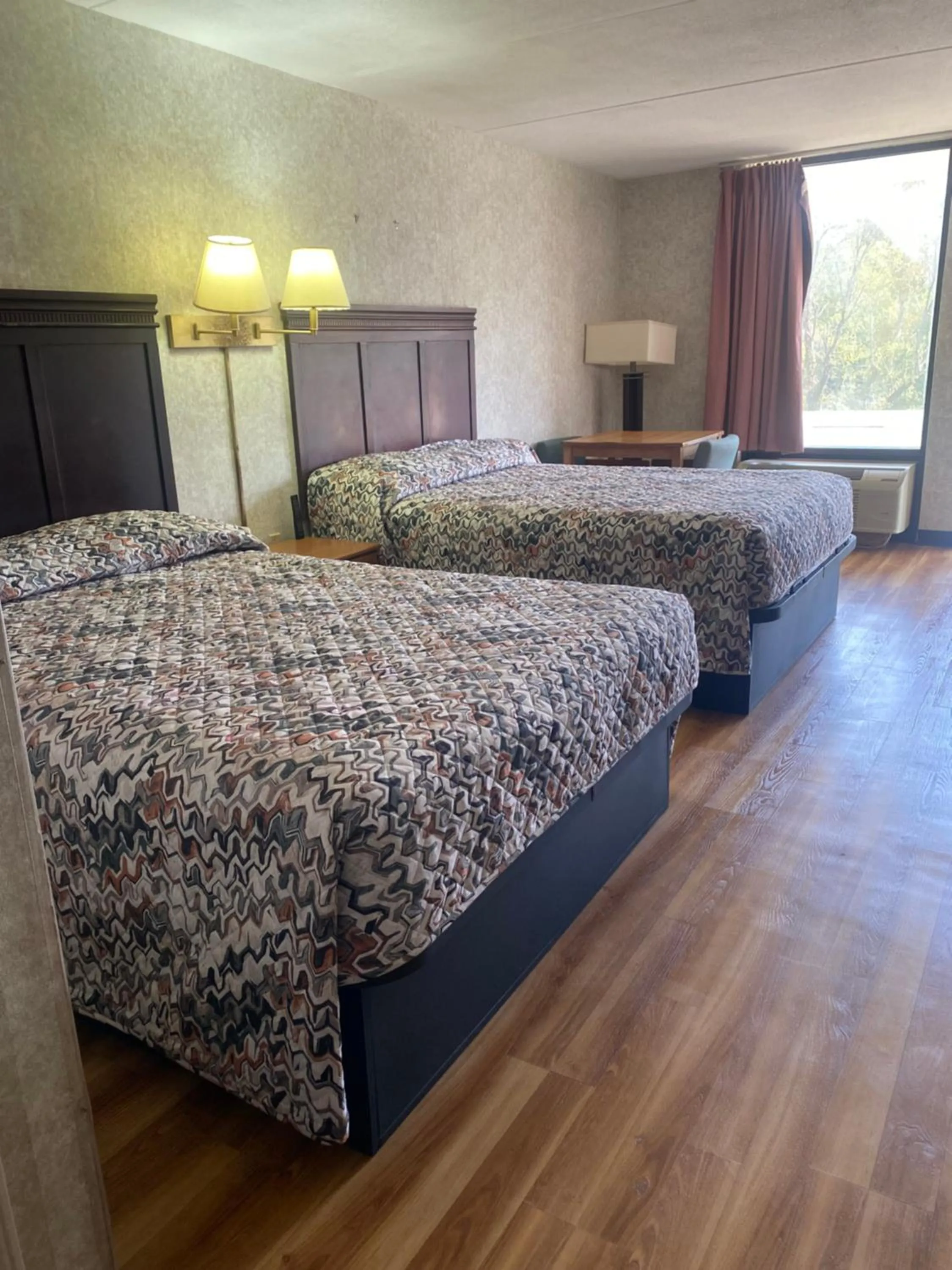 Bed in Riverfront Lodge