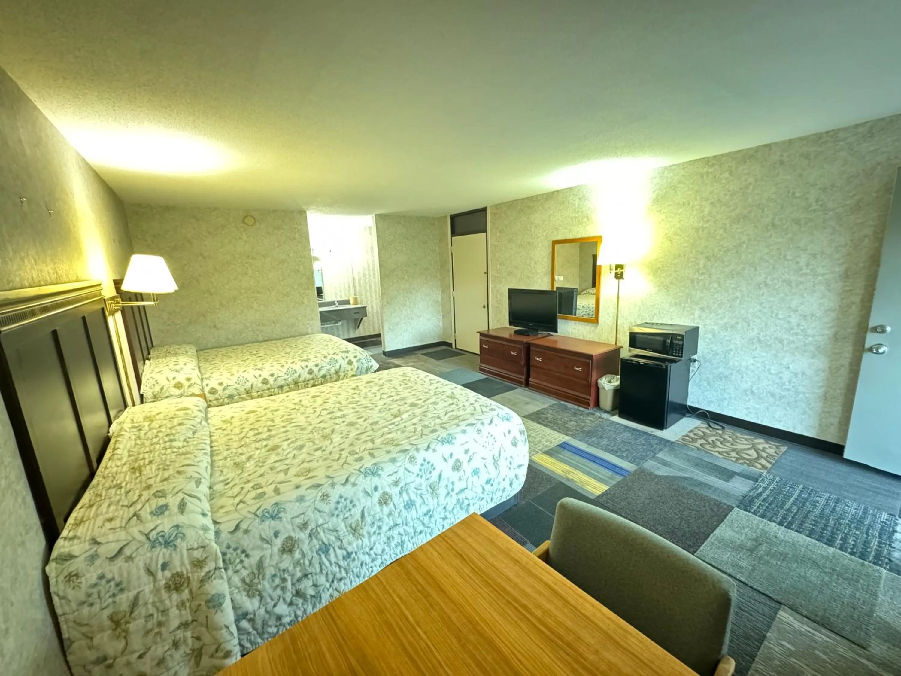 Bed in Riverfront Lodge