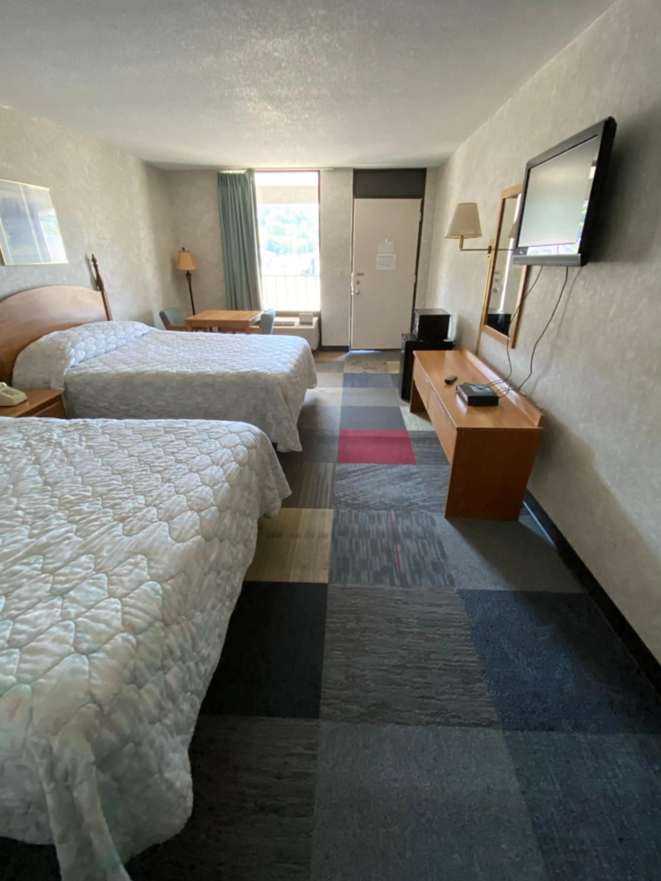 Bed in Riverfront Lodge