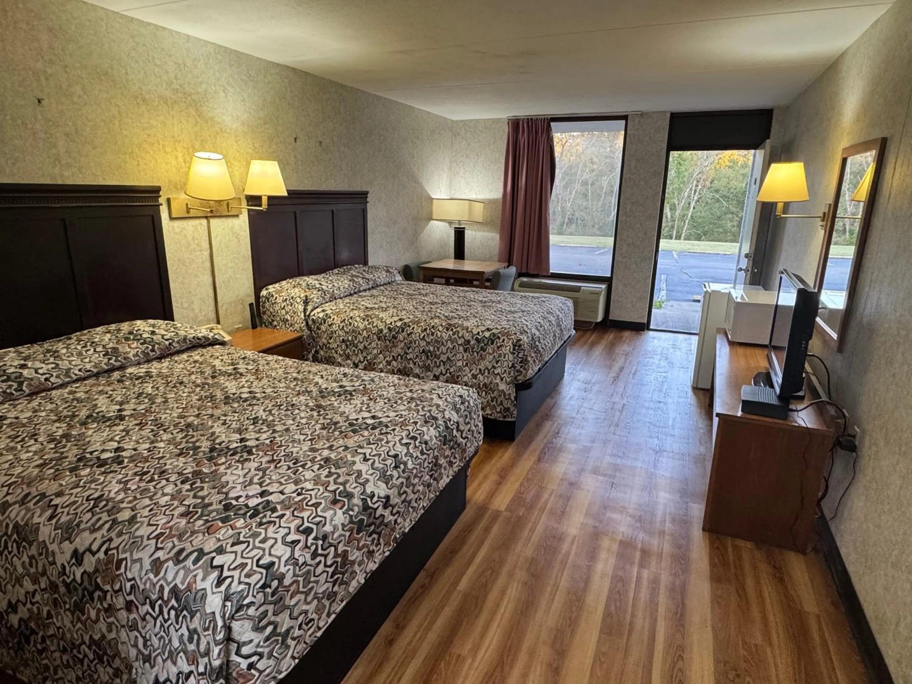 Bed in Riverfront Lodge